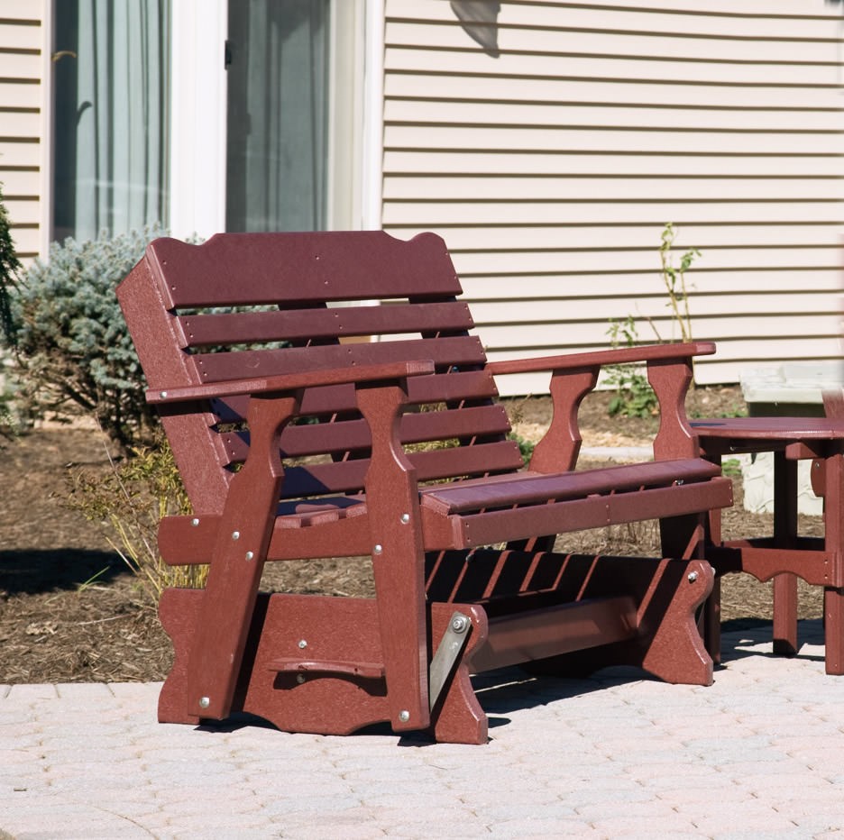 Amish 4 ft West Chester Poly Glider