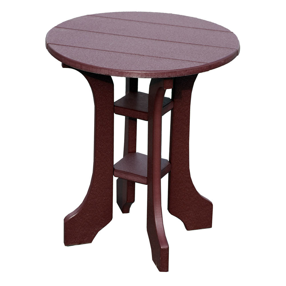 Amish Poly 20 Round End Table