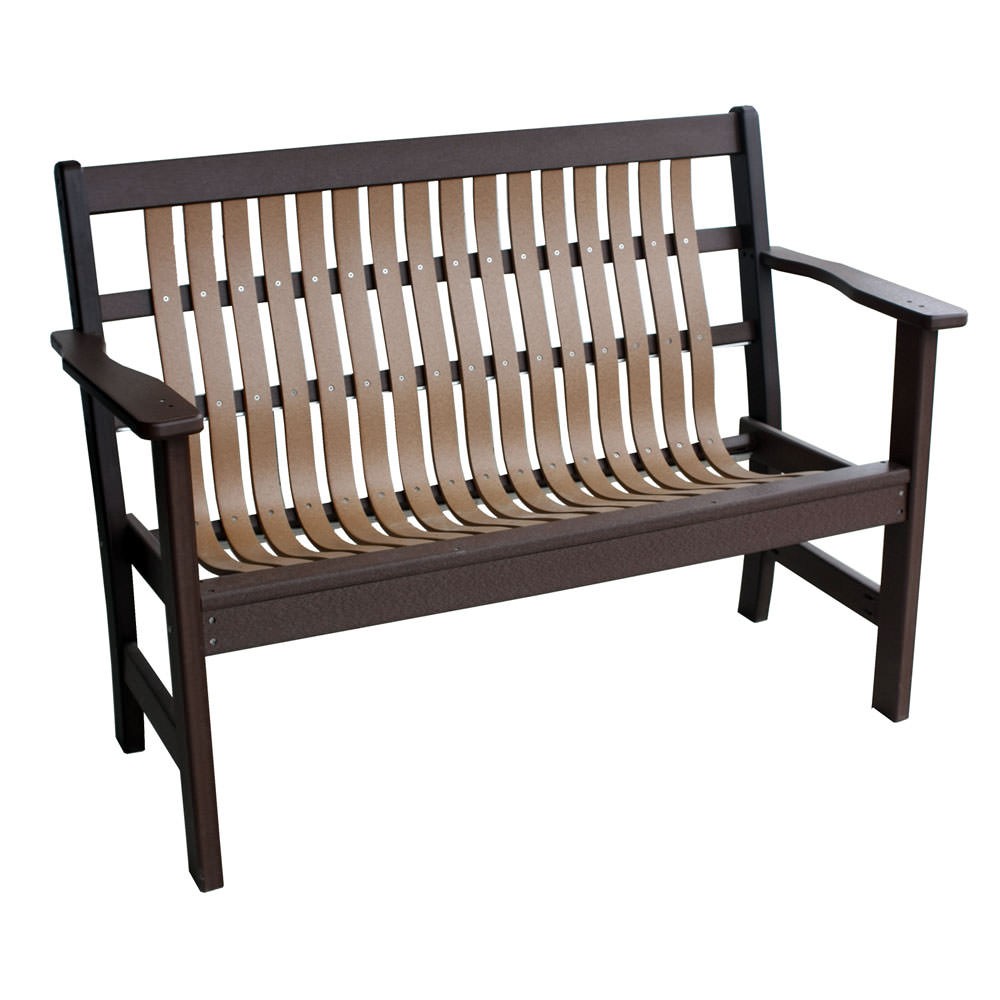 Amish Poly 4' Polybent Garden Bench
