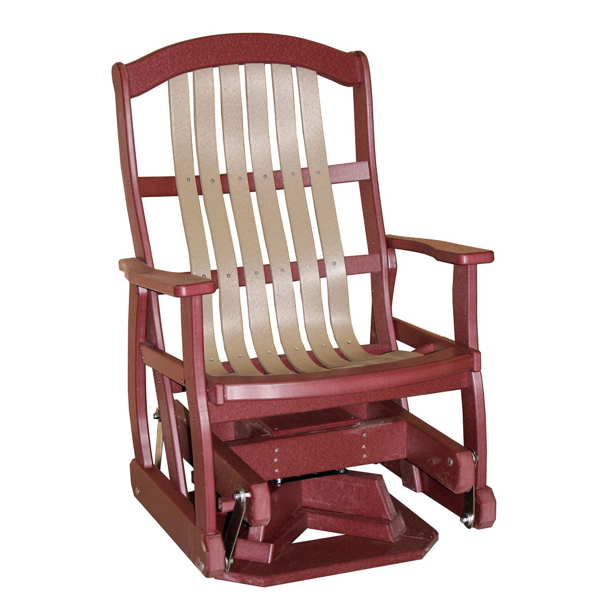 Amish Poly Classic Cottage Swivel Glider