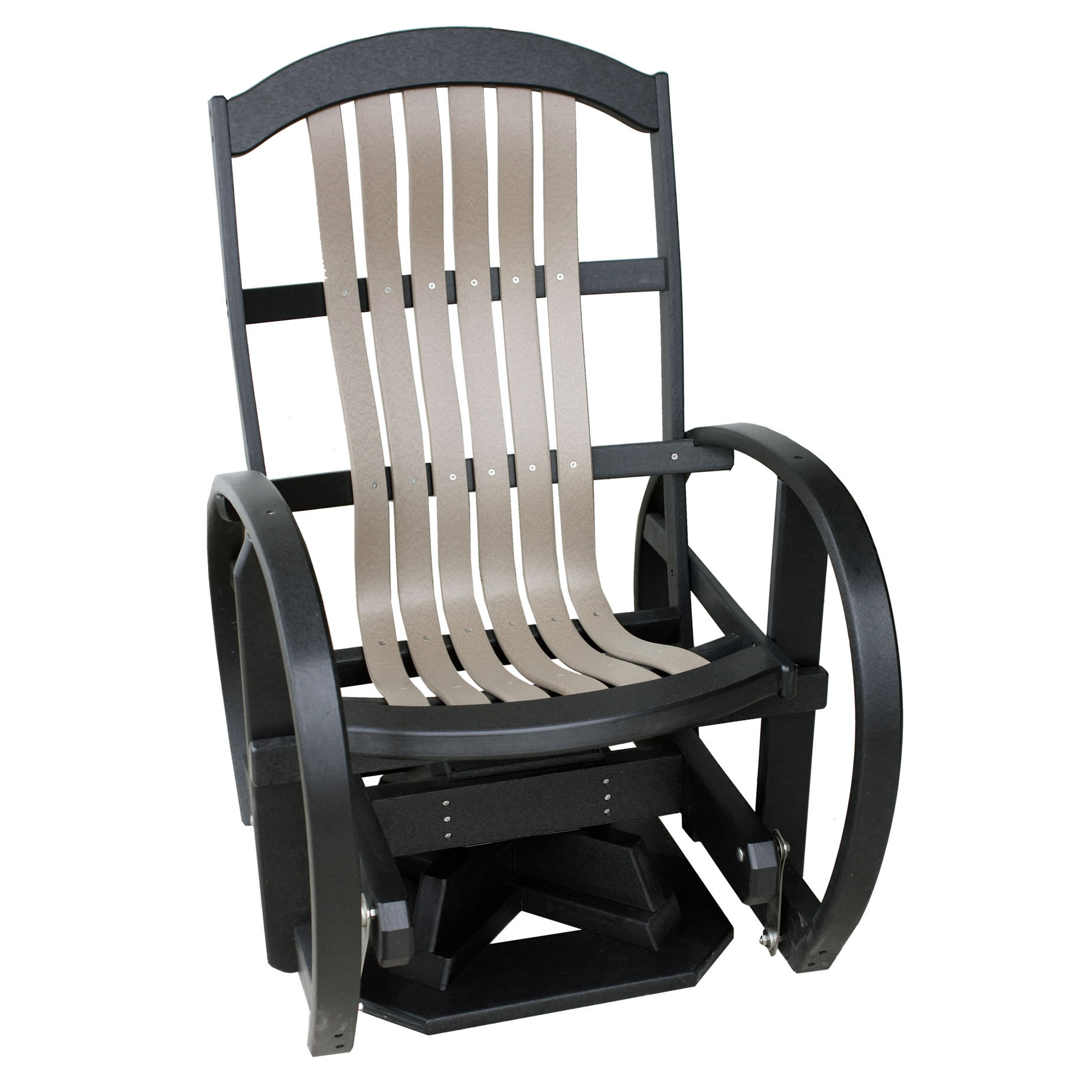 Amish Poly Classic Swivel Glider