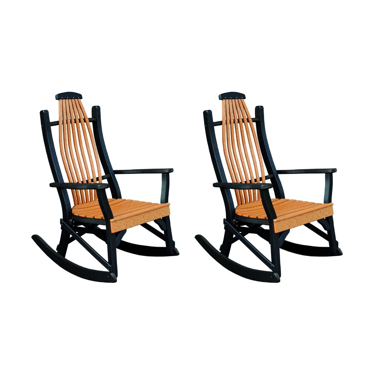 Amish Poly Woodland Rocker - Sold in Pairs