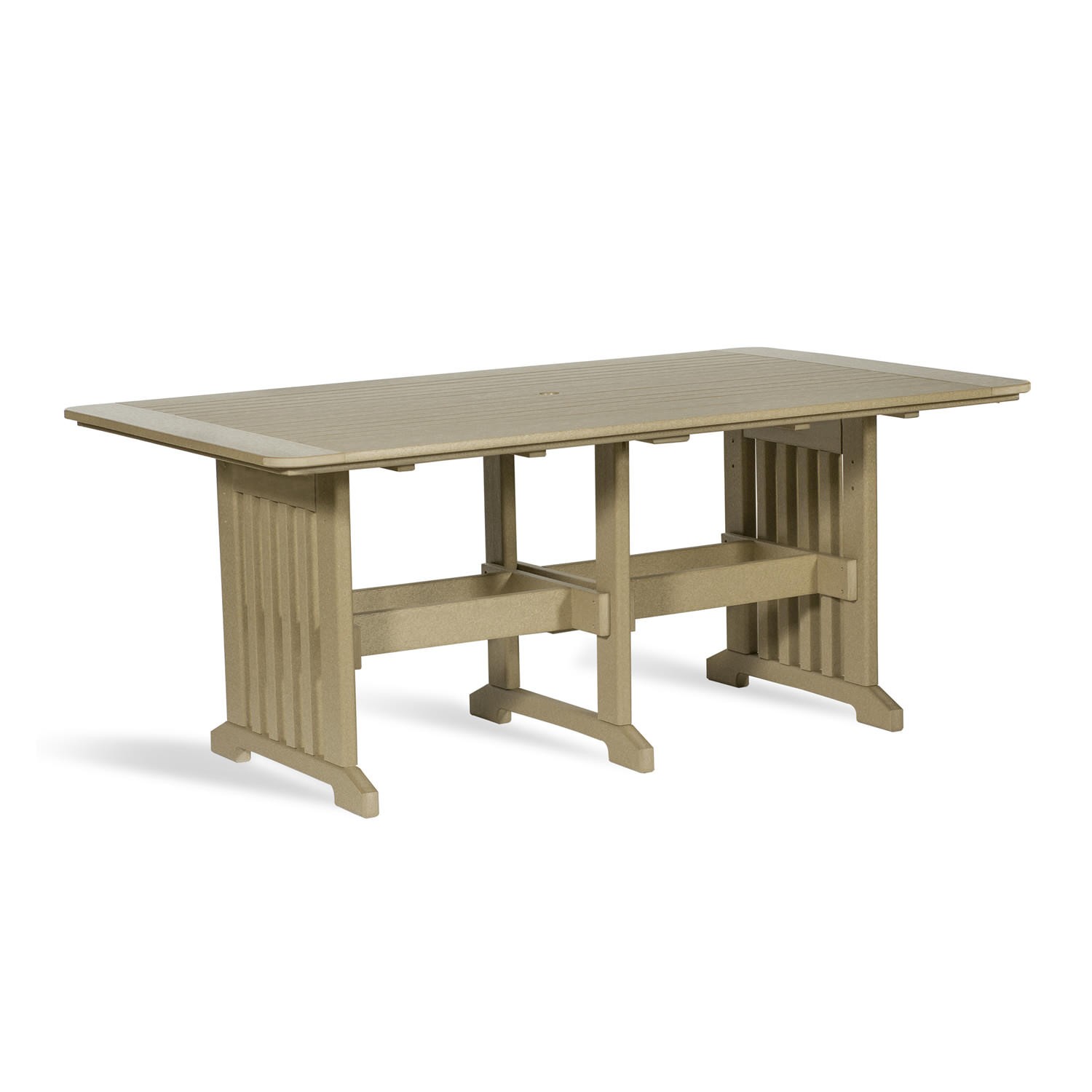 Amish Poly English Garden 72in Dining Set