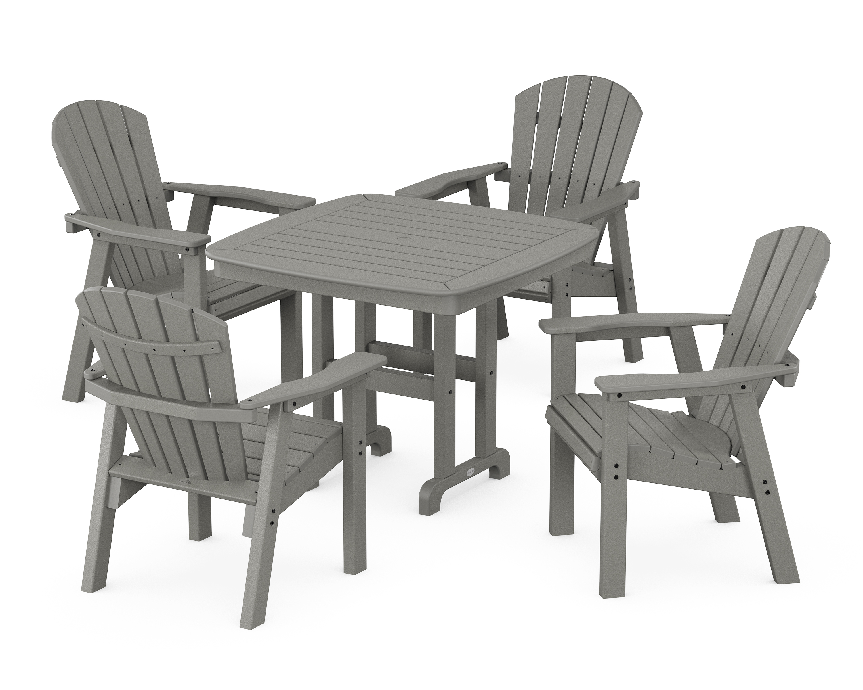 POLYWOOD Seashell 5-Piece Dining Set