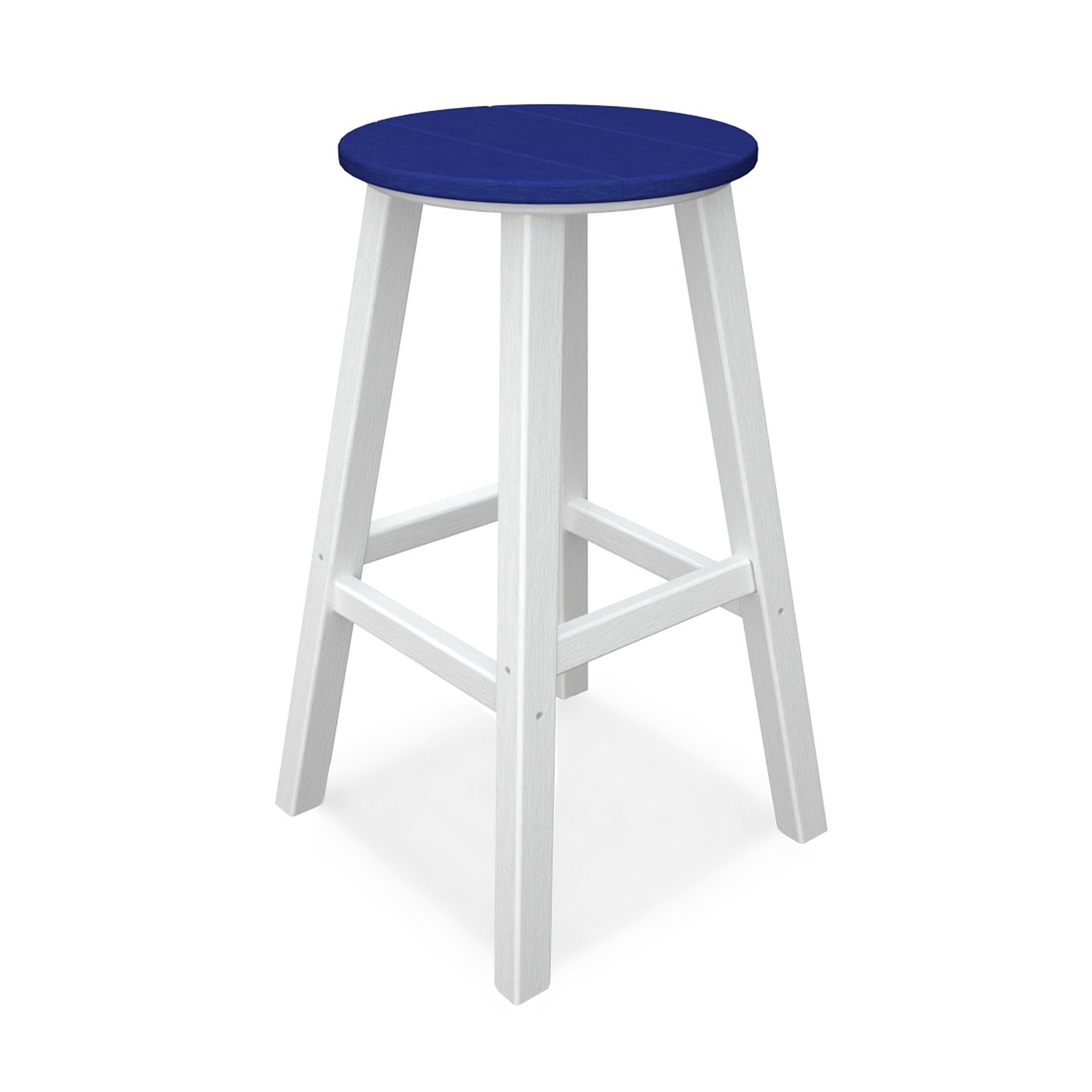 POLYWOOD Contempo 30 In Round Bar Stool (Sold in Pairs)