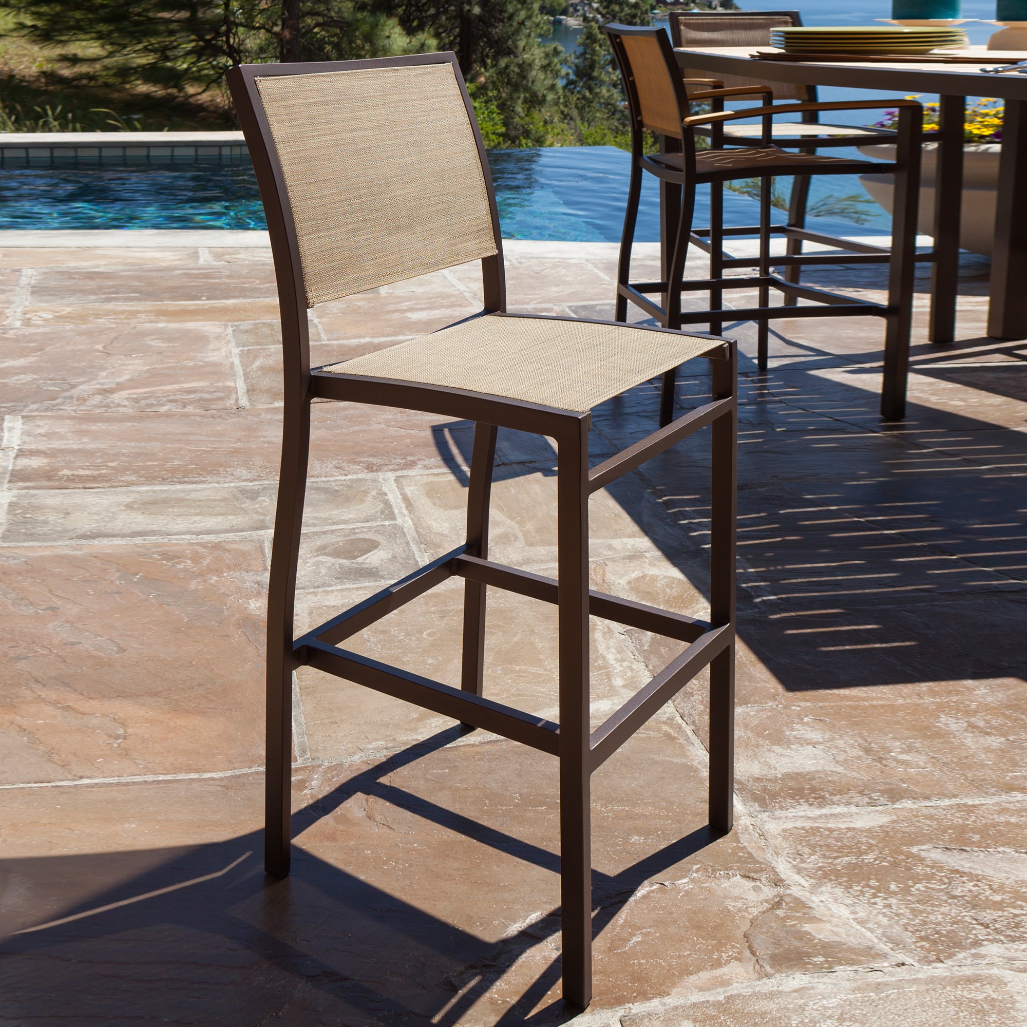 POLYWOOD Bayline Bar Side Chair