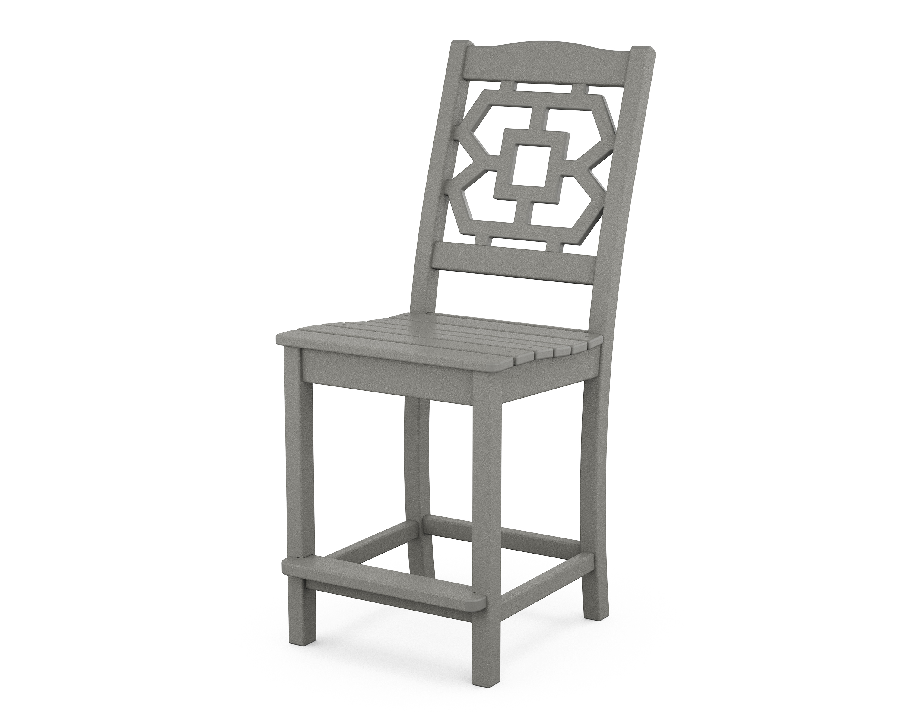 POLYWOOD Chinoiserie Counter Side Chair