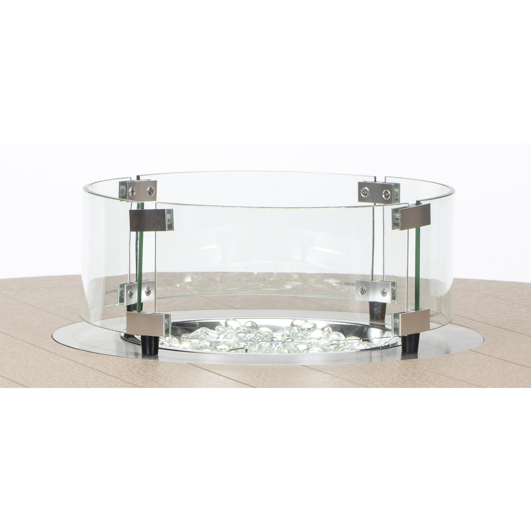 Optional Black Glass Burner Cover