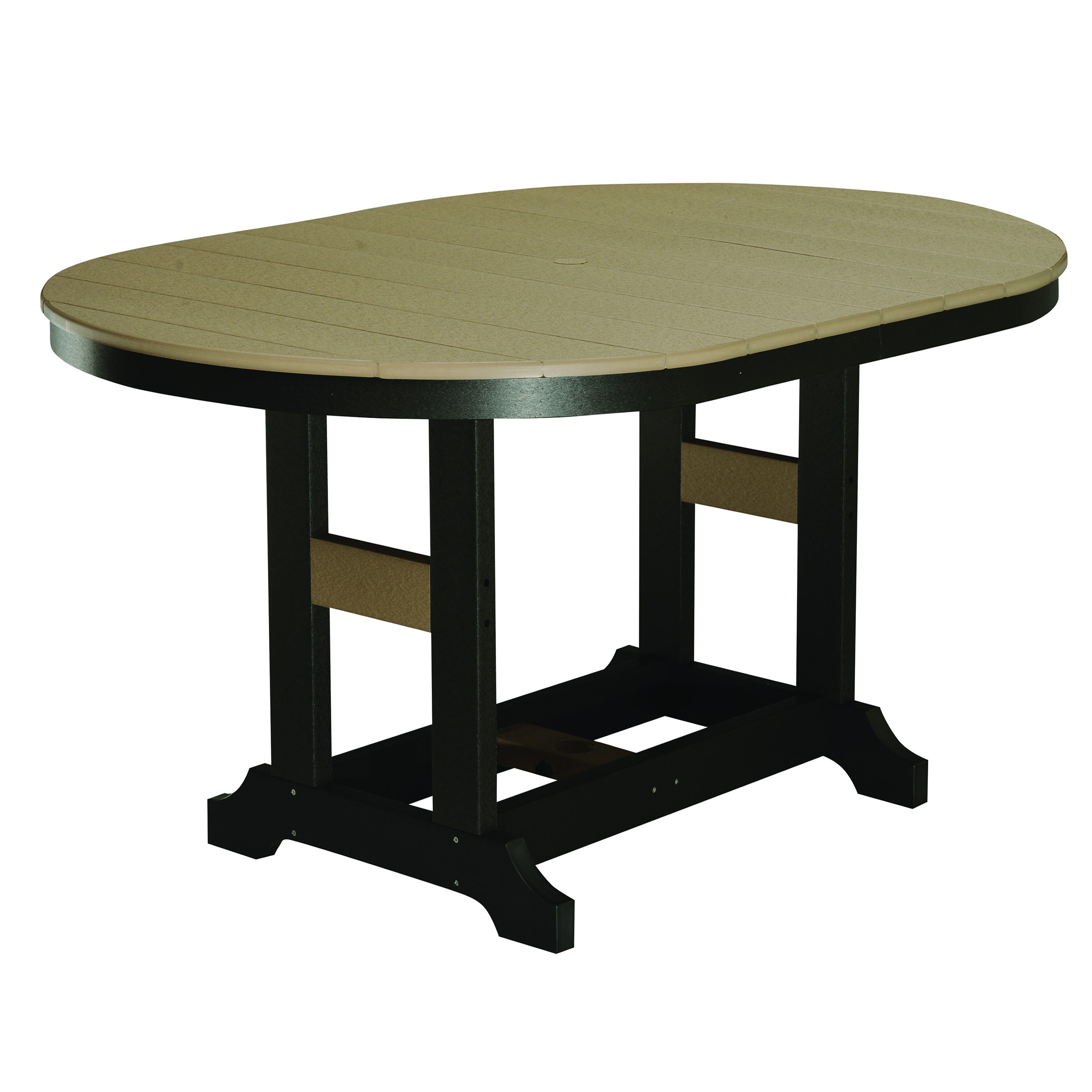Garden Classic 44 x 64 in Oval Counter Table