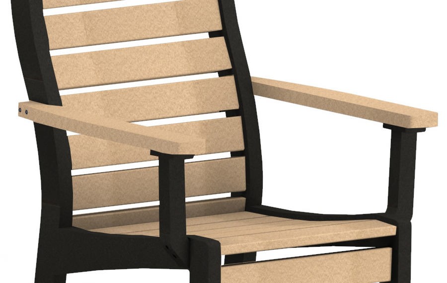 Bristol chair back design - hidden hardware