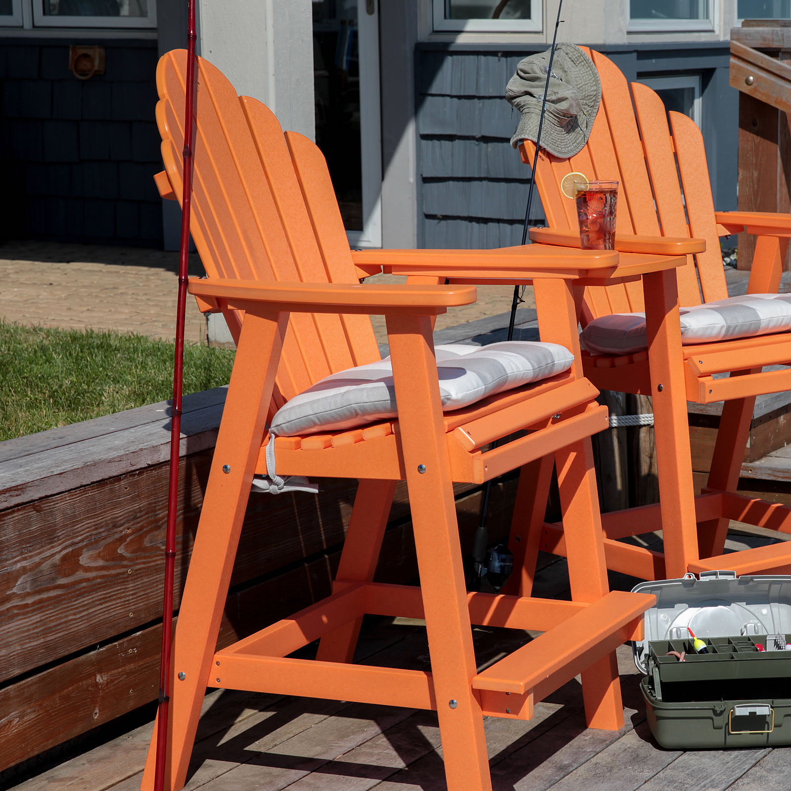 Berlin Gardens Cozi-Back Counter Chair