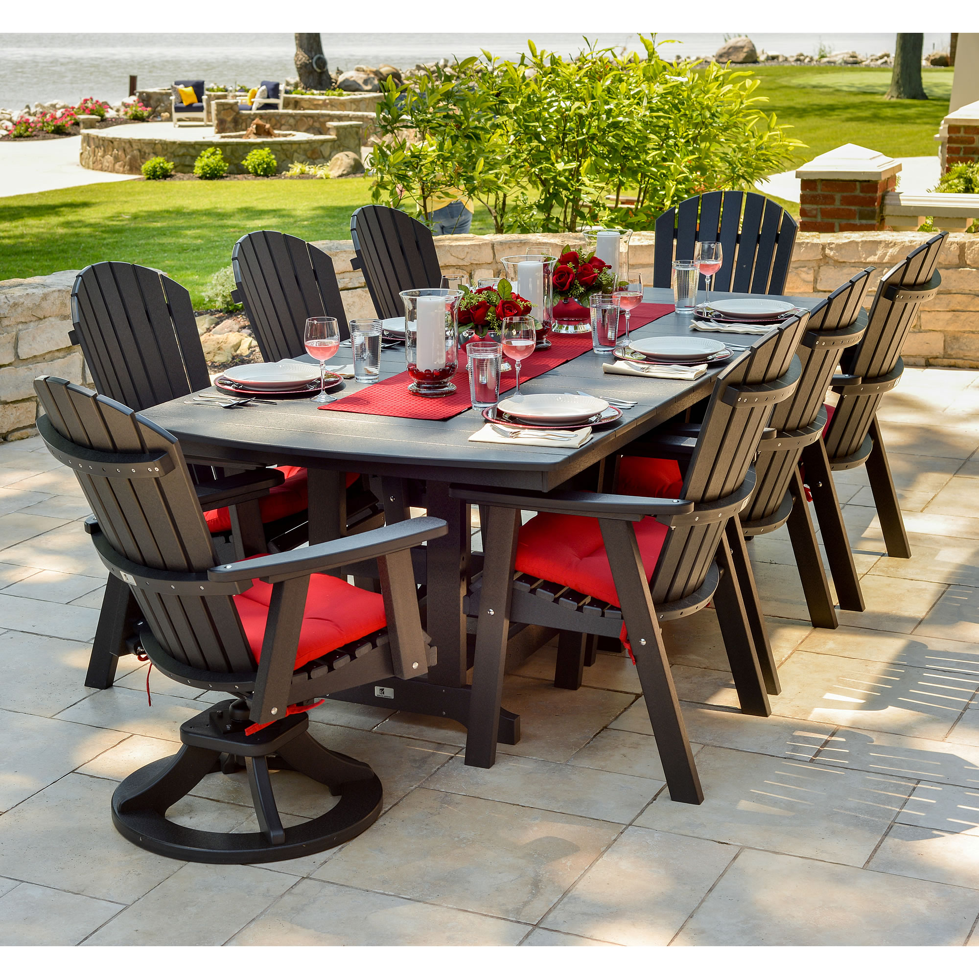 Berlin Gardens Garden Classic Orchid Dining Set