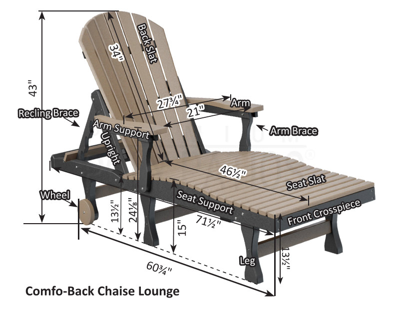 Berlin Gardens Comfo-Back Chaise Lounge Set