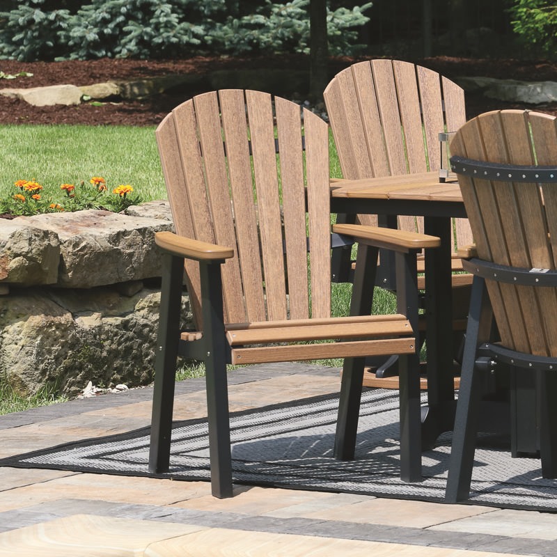 Shown in Antique Mahogany on Black