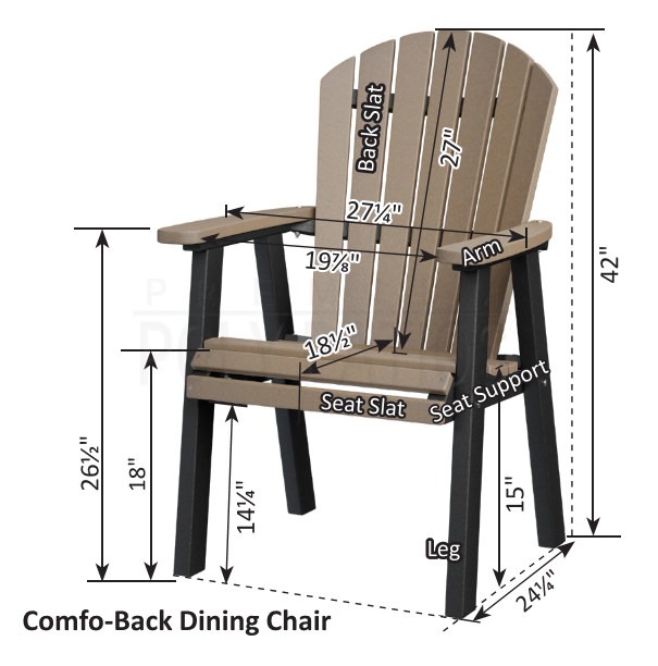 Berlin Gardens Comfo-Back Dining Chair