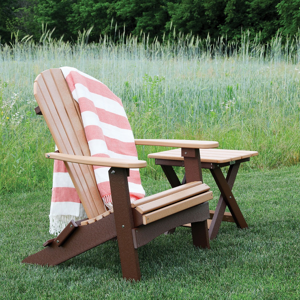 Berlin Gardens Comfo-Back Folding Adirondack Chair