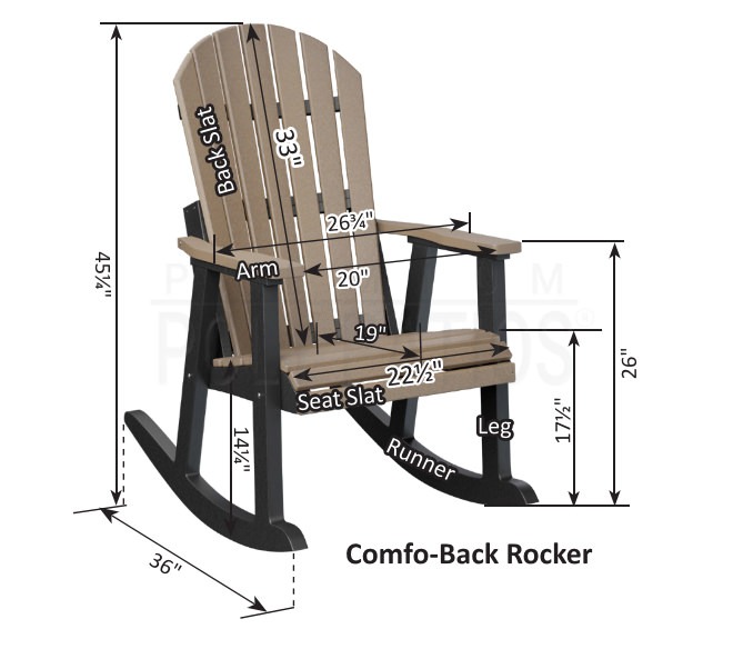 Berlin Gardens Comfo-Back Rocker