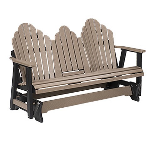 Berlin Gardens Cozi-Back 5 ft Poly Glider with Console