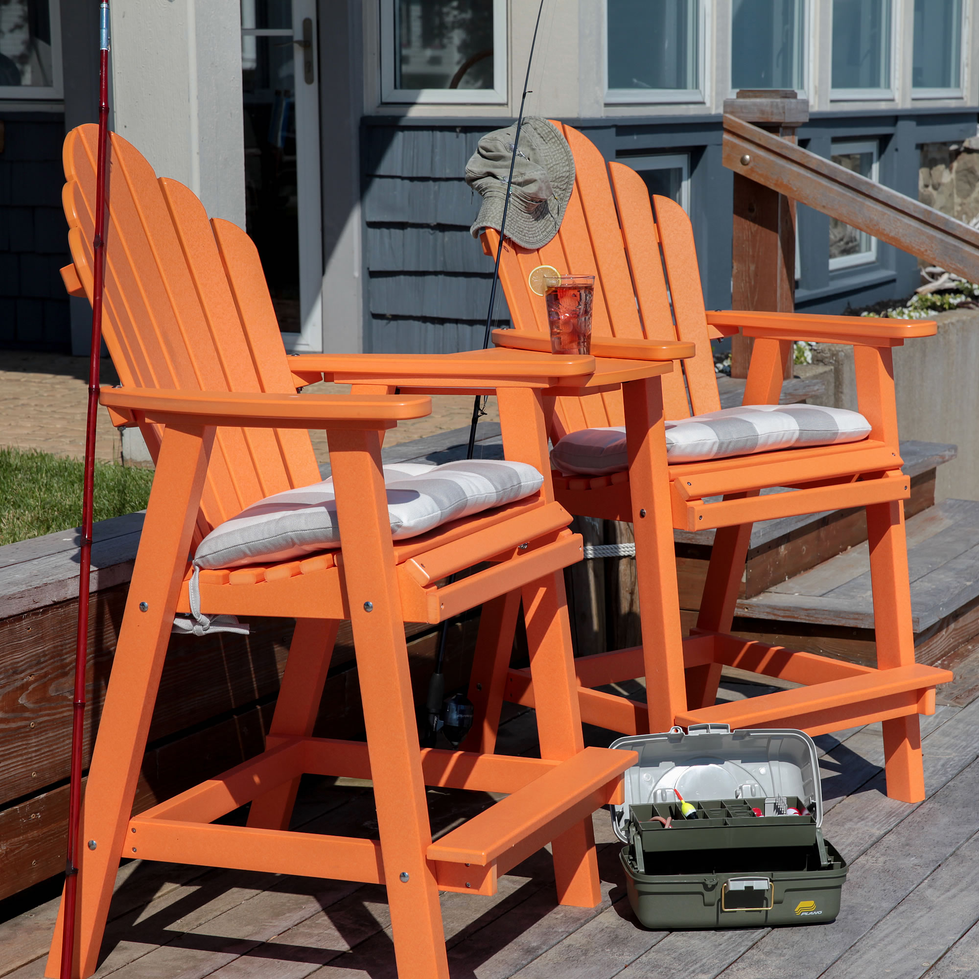 Berlin Gardens Cozi-Back Counter Tete-a-Tete Set