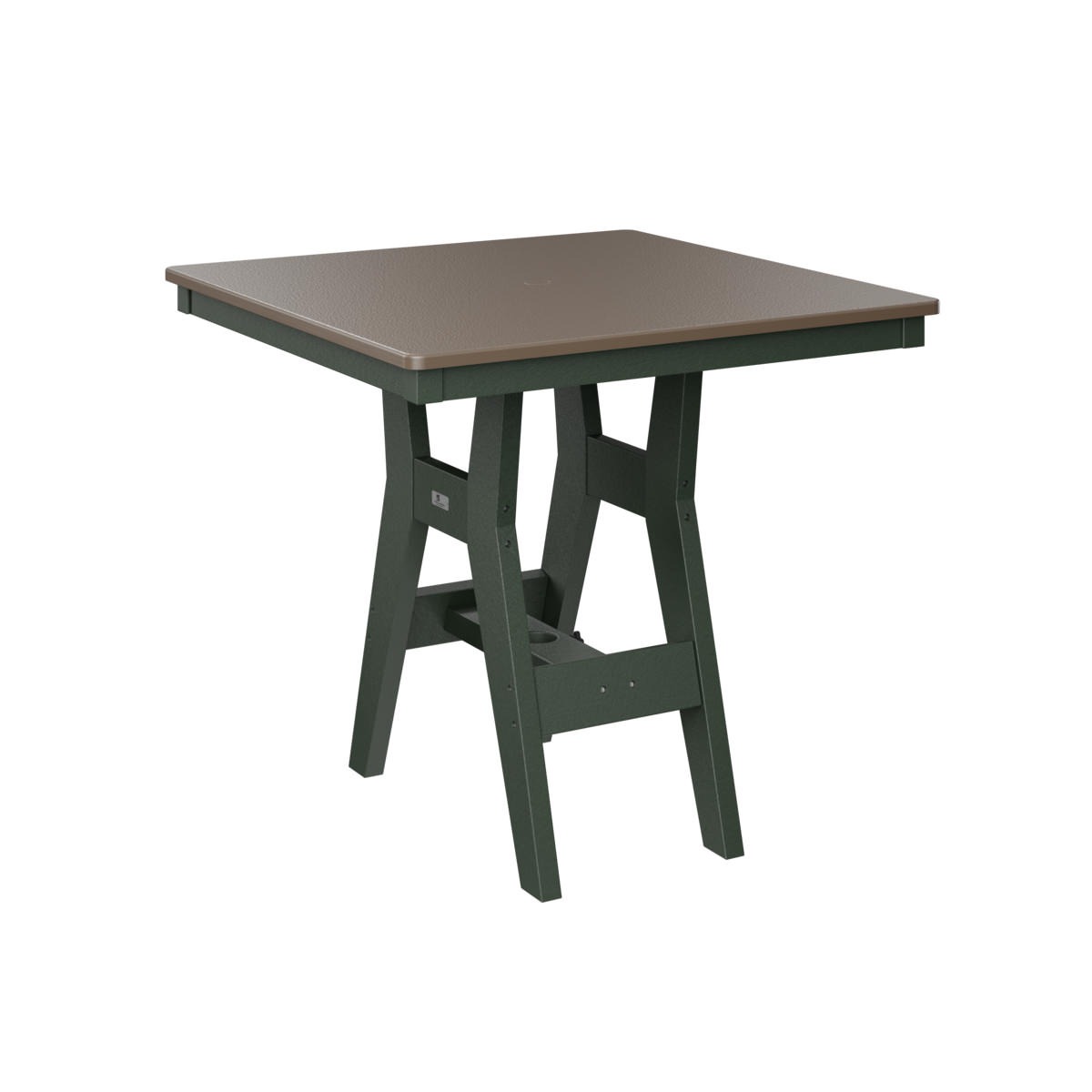 Berlin Gardens Harbor Hammered Finish 33 in Square Dining Table