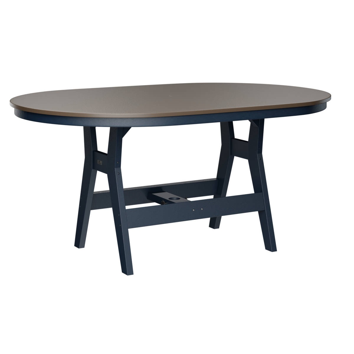 Berlin Gardens Harbor Hammered Finish 44 x 64 in Dining Table