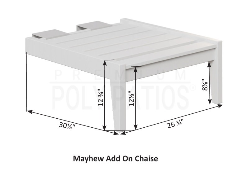 Berlin Gardens Mayhew Add on Chaise Lounge