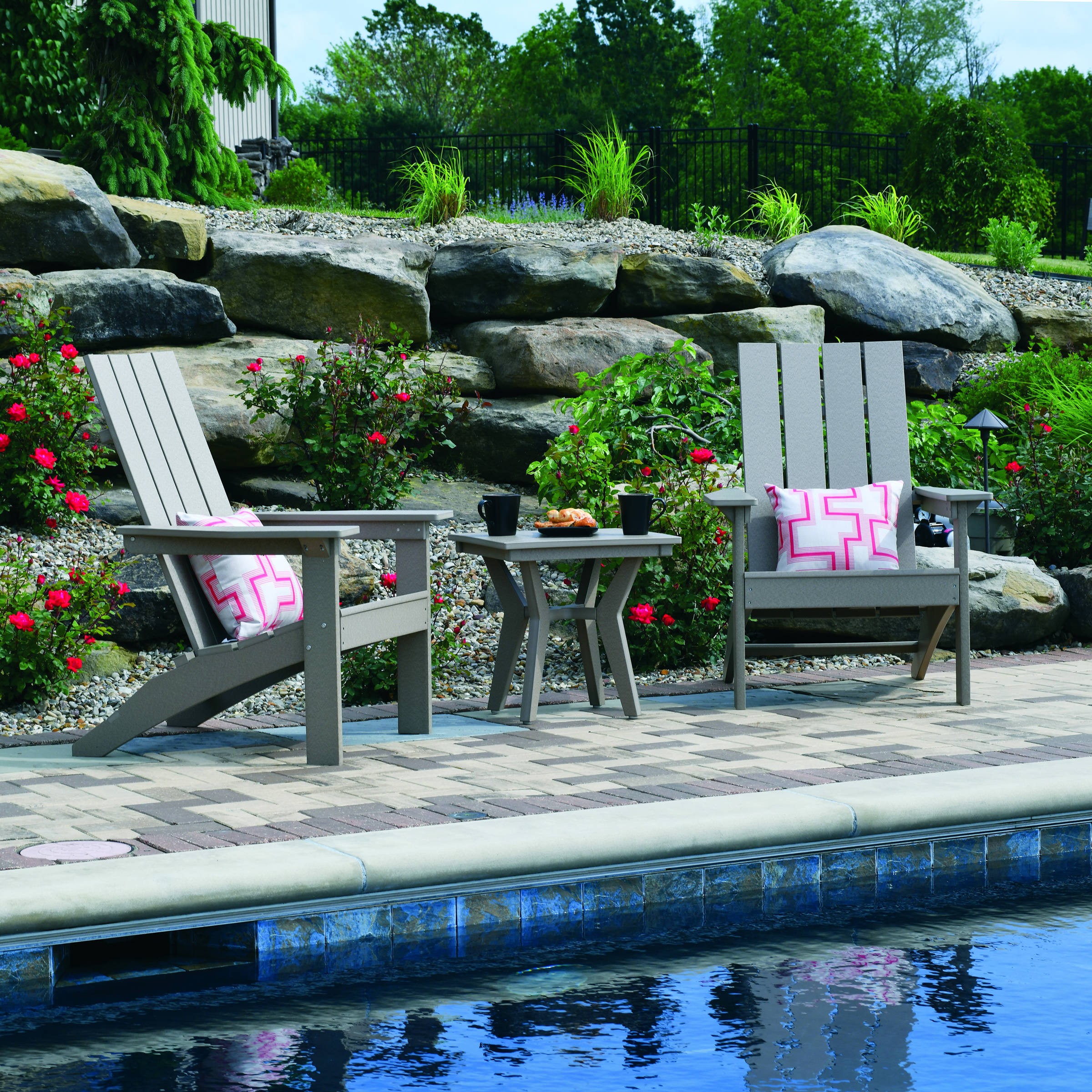 Berlin Gardens Mayhew Adirondack 3 pc Conversation Set