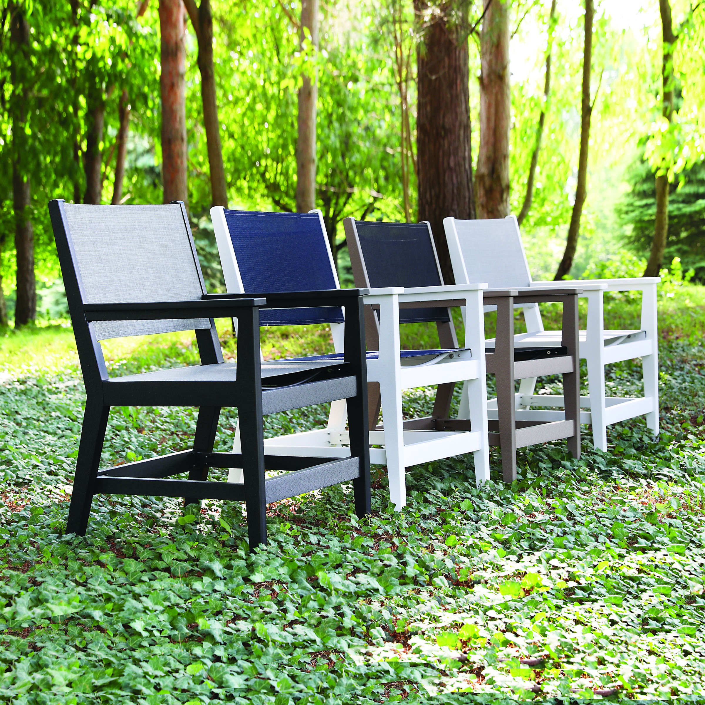 Berlin Gardens Mayhew Sling Dining Arm Chair