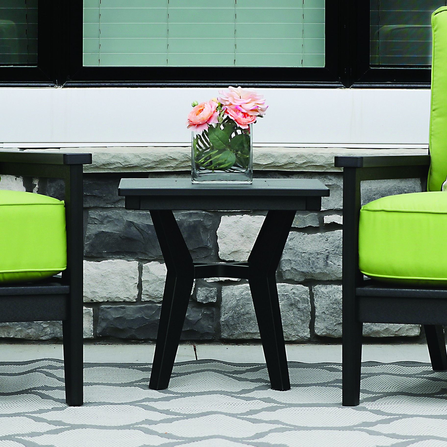 Berlin Gardens Mayhew Square End Table