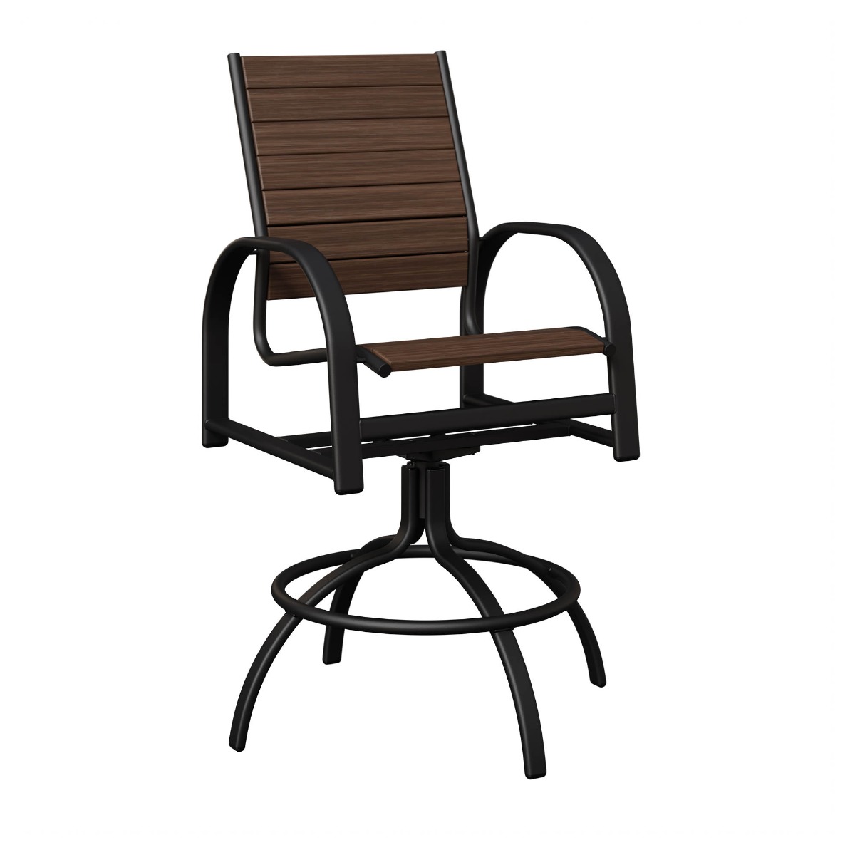 Berlin Gardens Murphy Poly Swivel Bar Chair