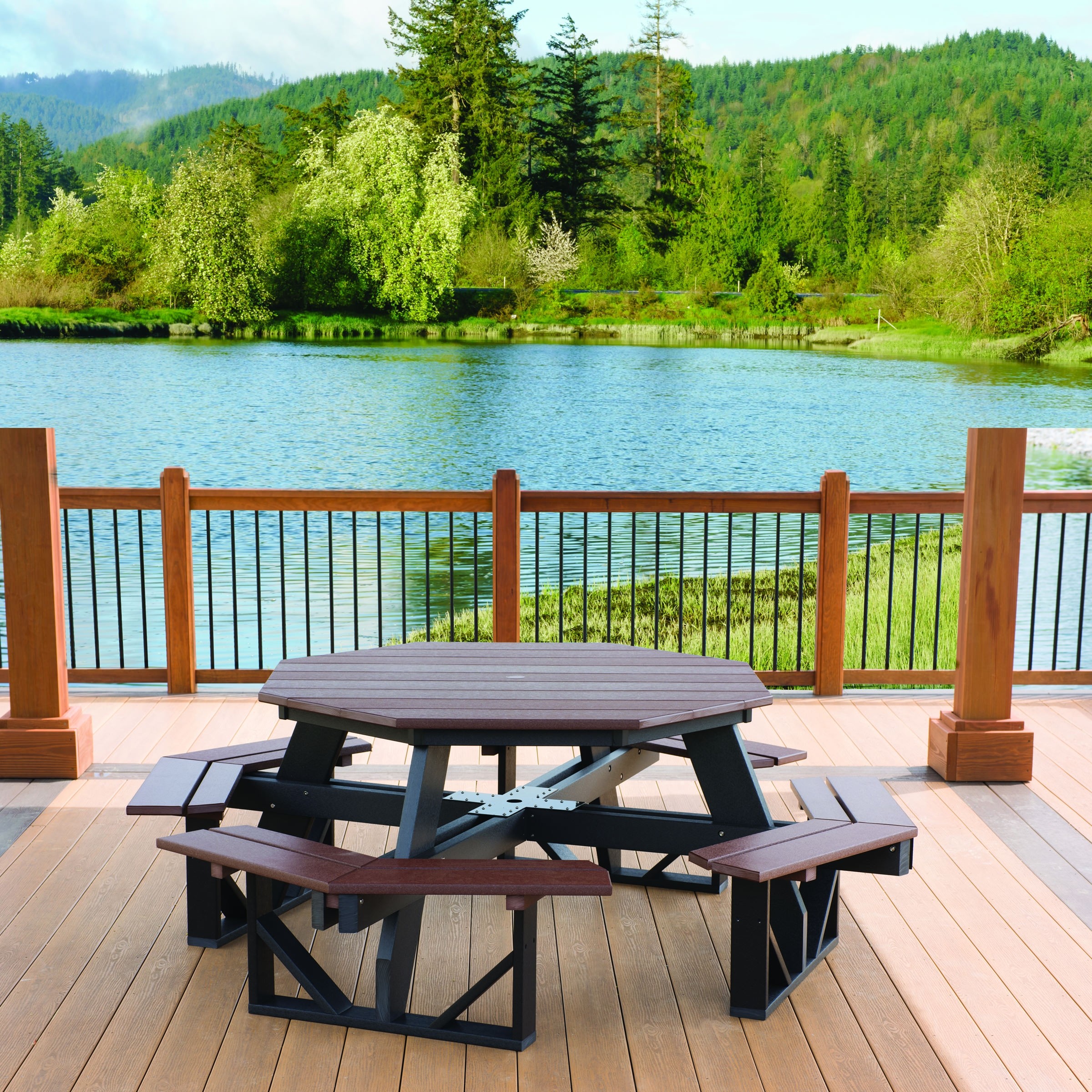 Berlin Gardens Octagon Picnic Table