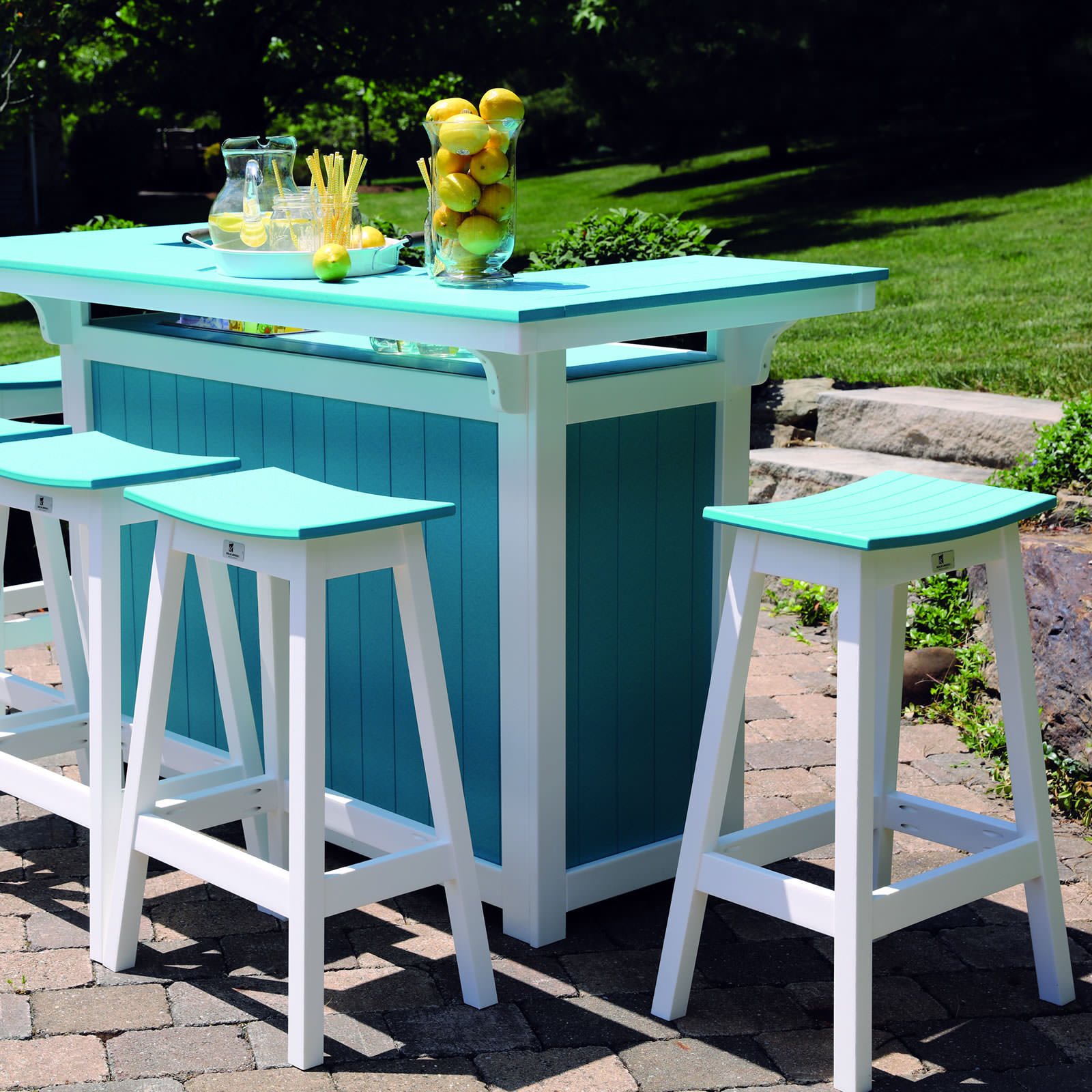 Berlin Gardens Saddle Counter Stool