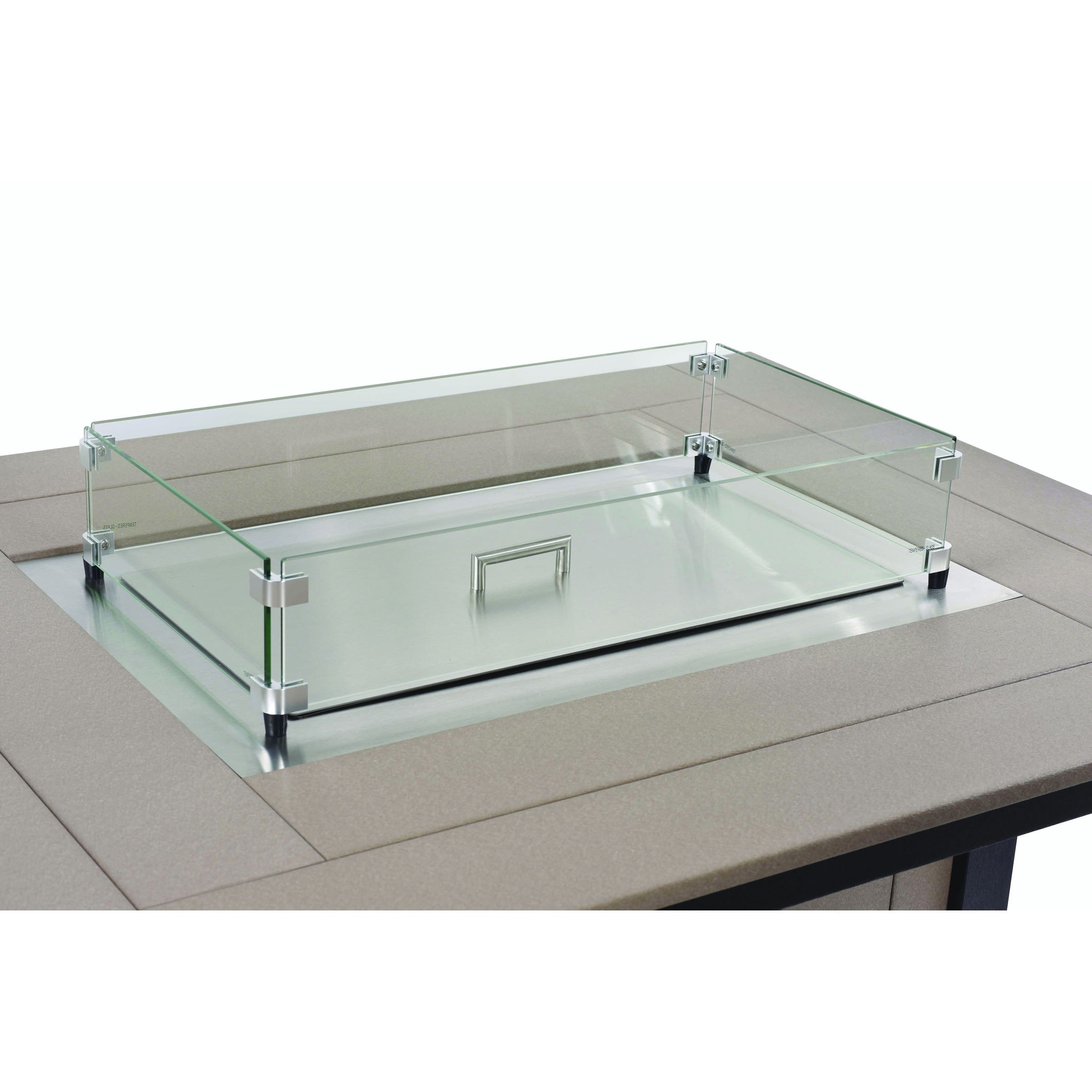 Stainless steel burner cover sold separately