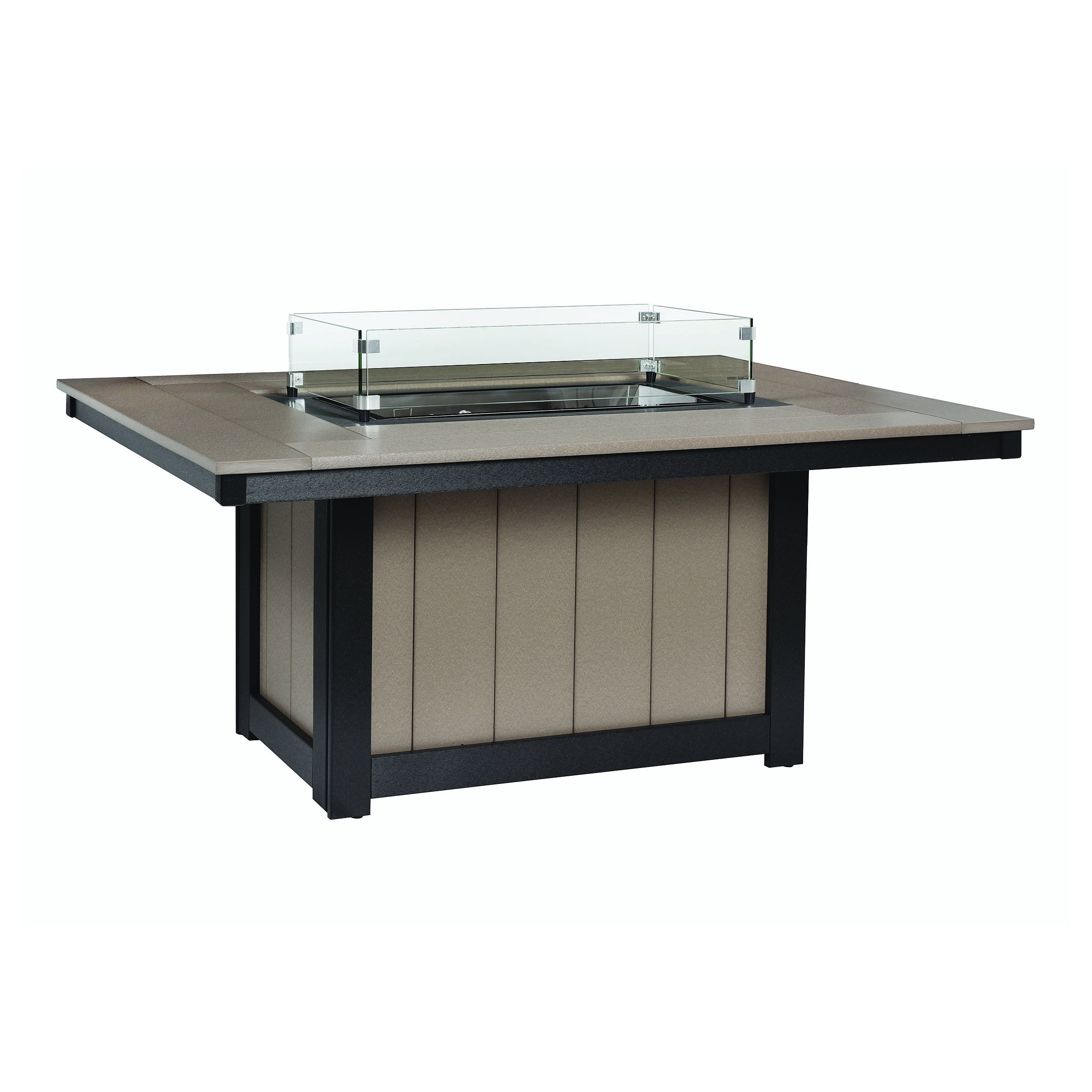 Berlin Gardens Donoma 42 x 54 in Rectangular Fire Pit