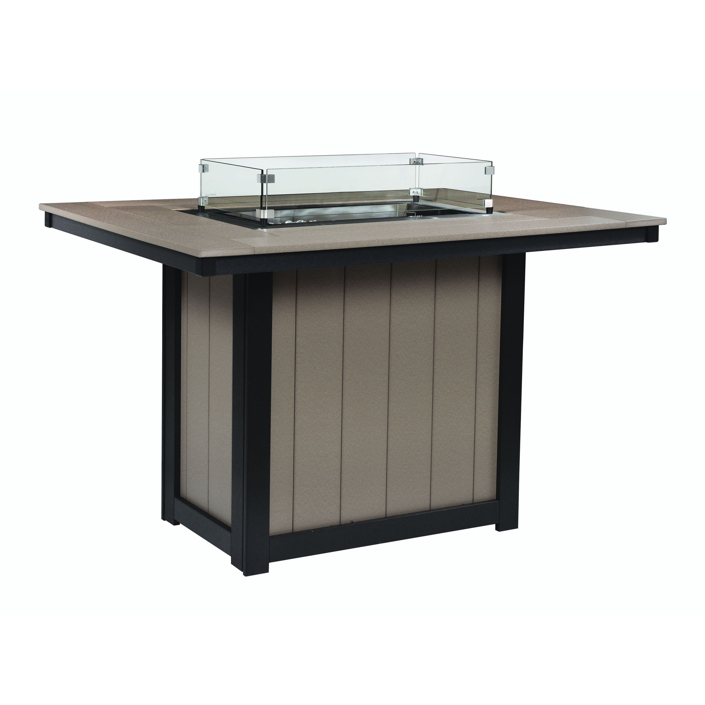 Berlin Gardens Donoma 42 x 54 in Rectangular Fire Counter Table