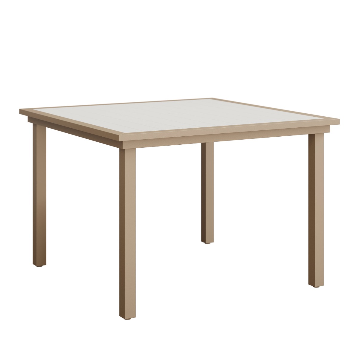 Berlin Gardens Vida 44 in Square Dining Table - Poly Top