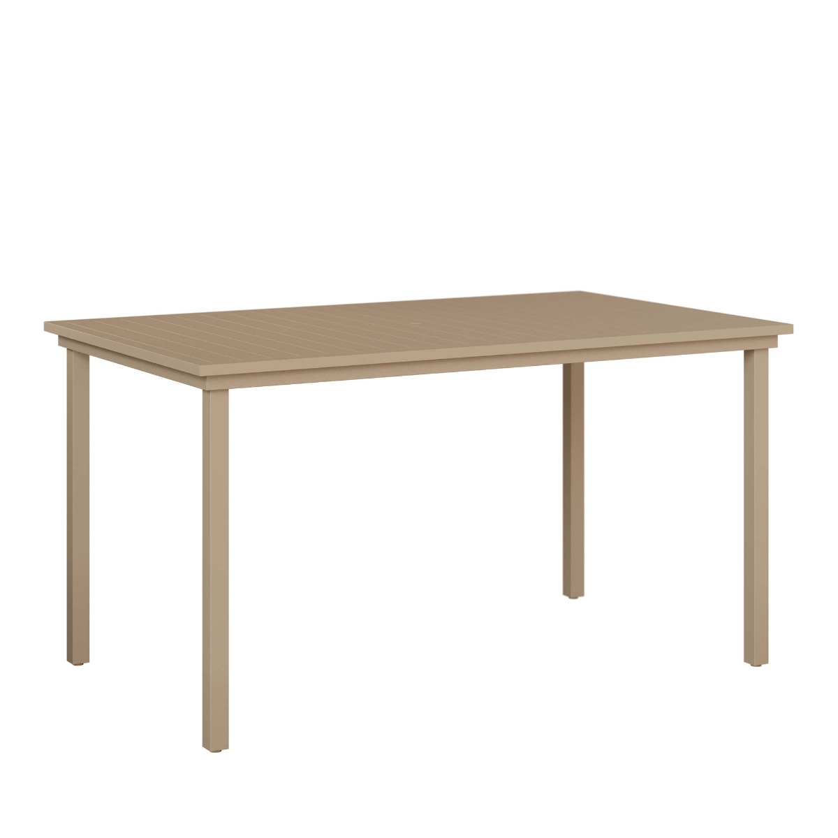 Berlin Gardens Vida 44 x 73 in Bar Table - Aluminum Top