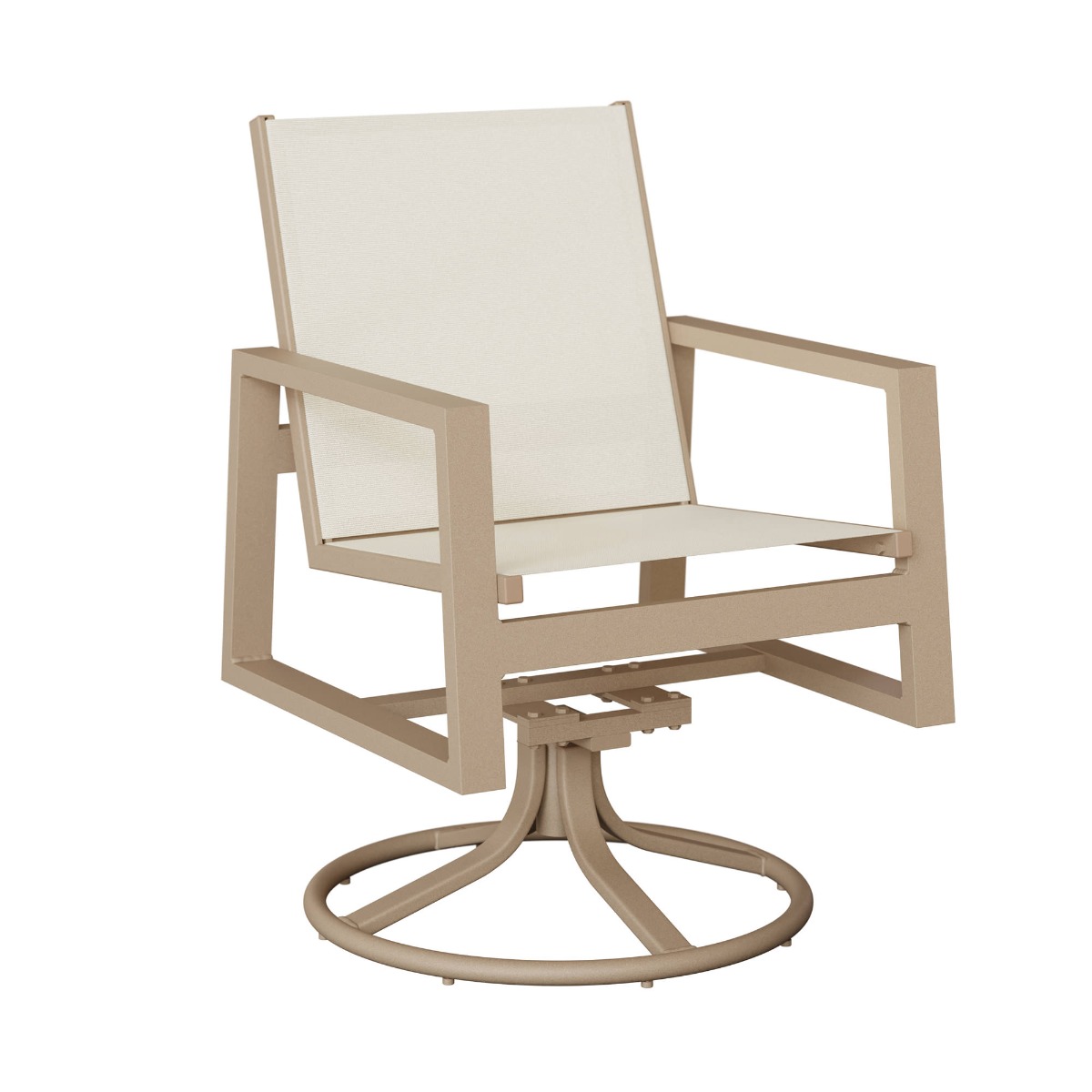 Berlin Gardens Vida Sling Swivel Rocker Dining Chair