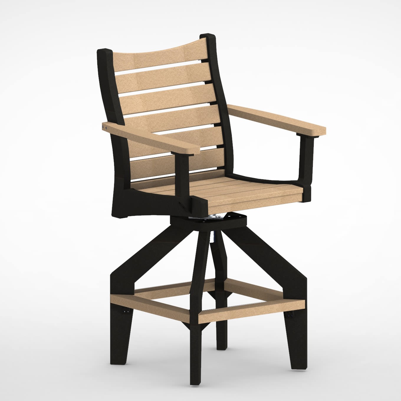 Shown in chocolate on black