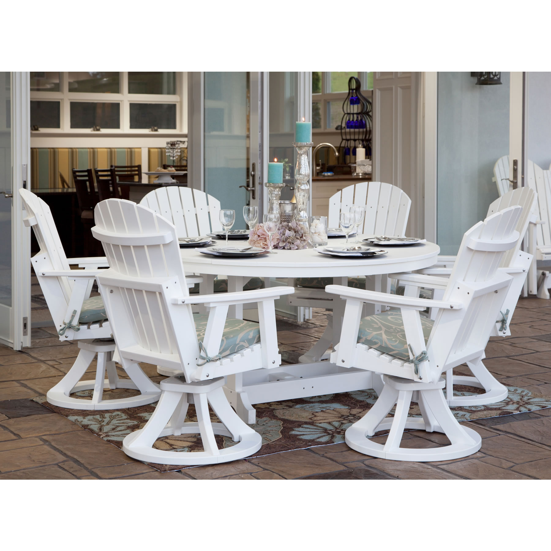 Berlin Gardens Garden Classic 60 in Round Dining Table