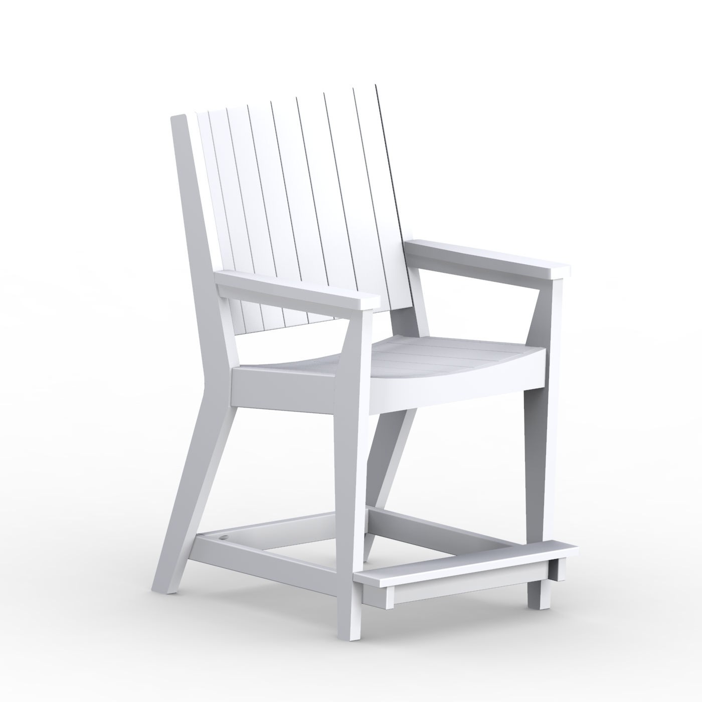 Shown in Coastal Gray on White