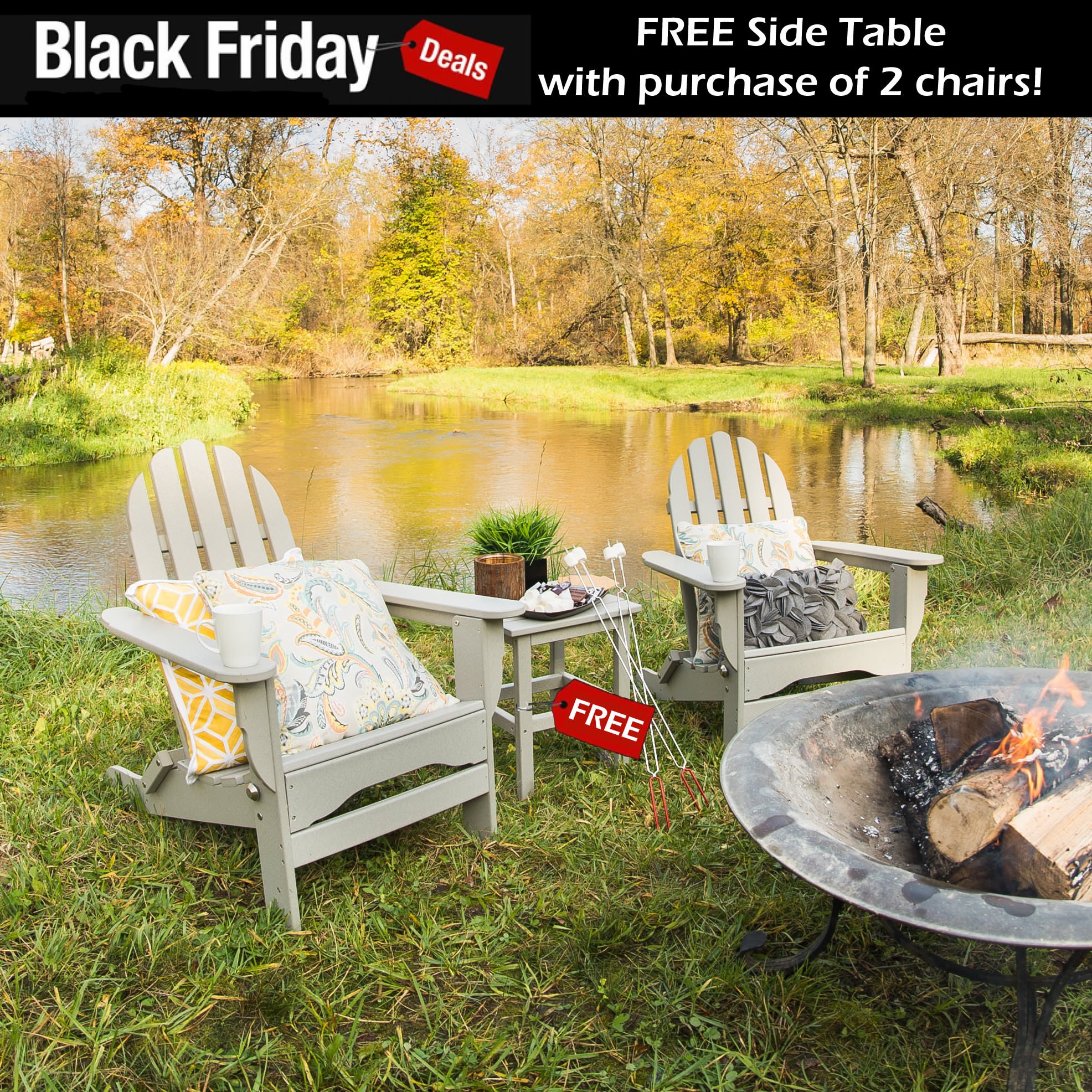 Durogreen™ Adirondack Conversation Set