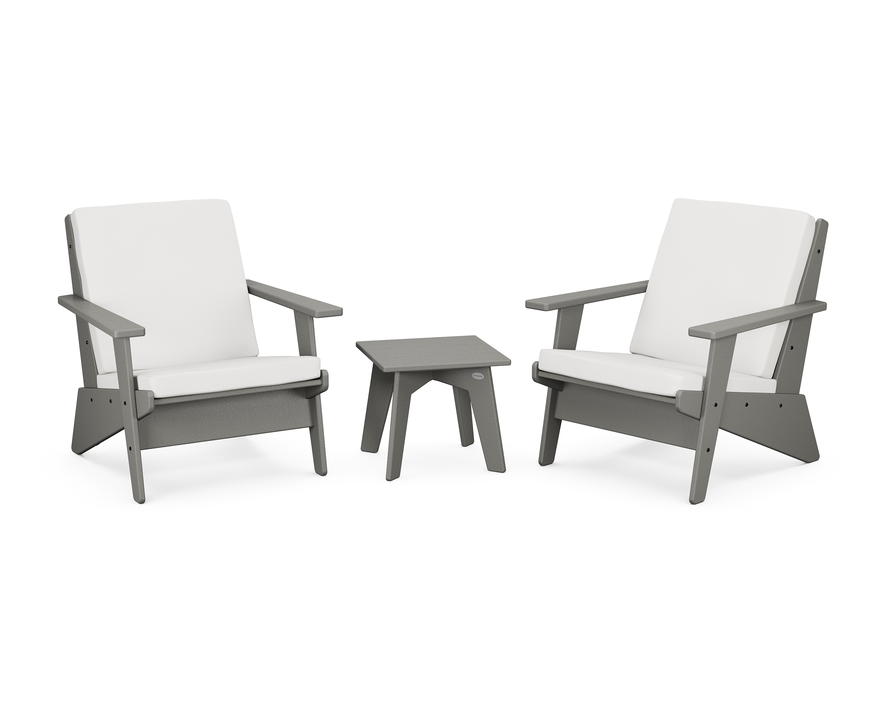 POLYWOOD Riviera Modern Lounge 3-Piece Set