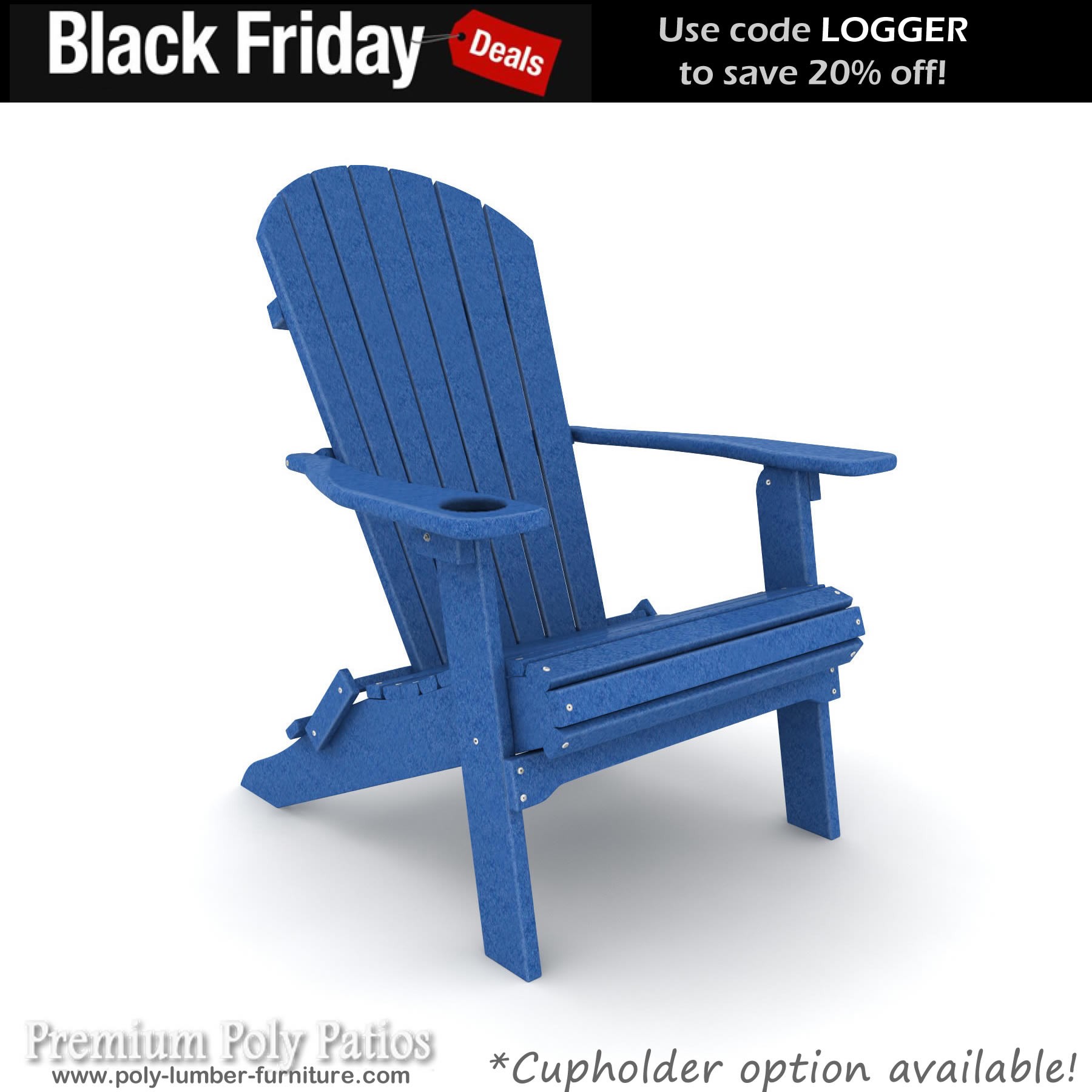 Loggerhead Folding Adirondack Chair