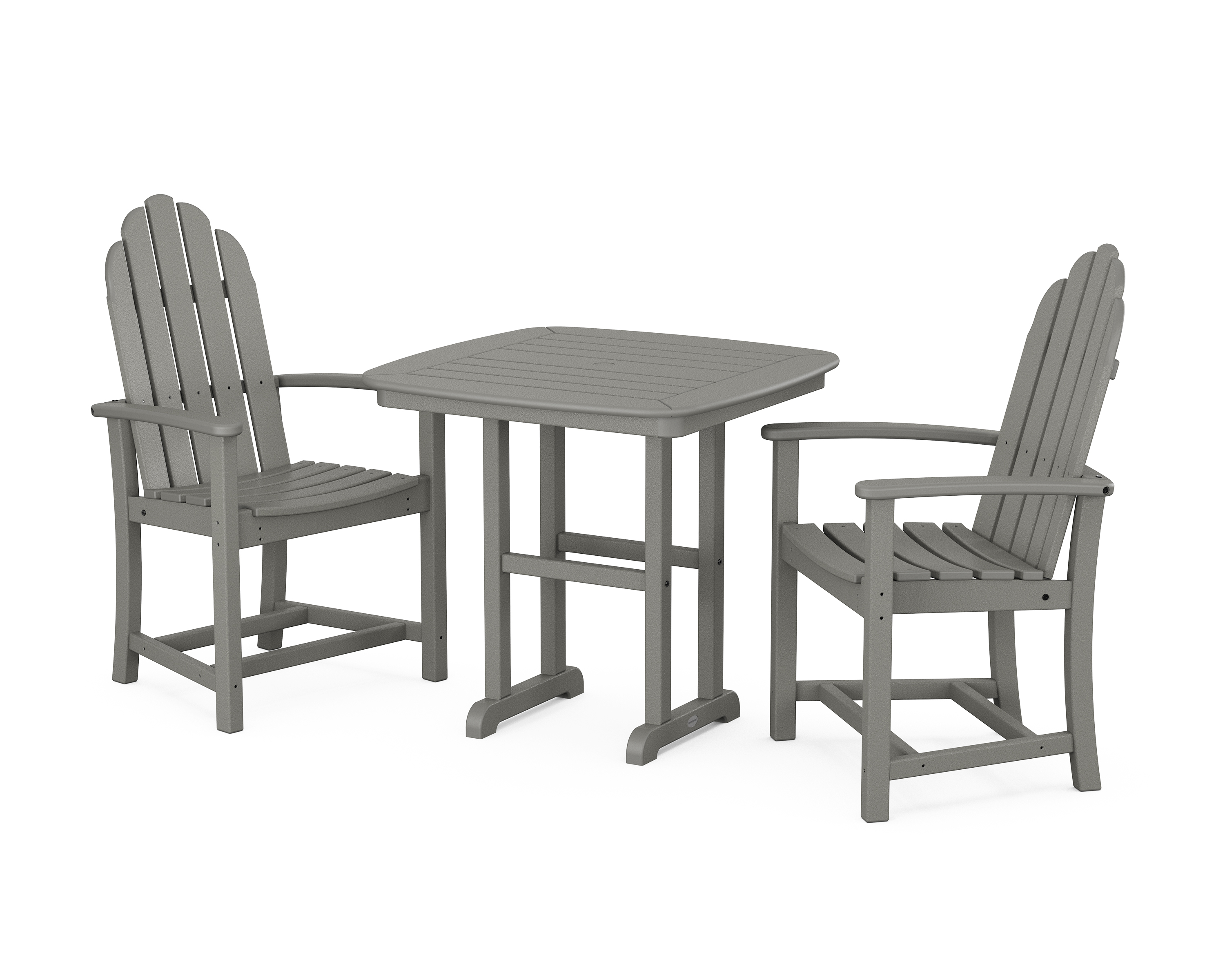 POLYWOOD Classic Adirondack 3-Piece Dining Set