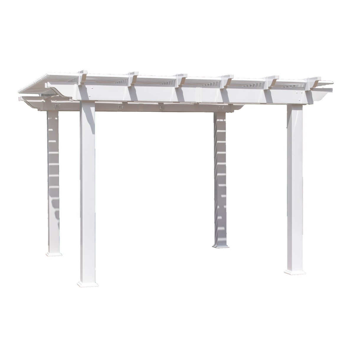 Berlin Gardens Bradford 12 x 12 ft Vinyl Pergola