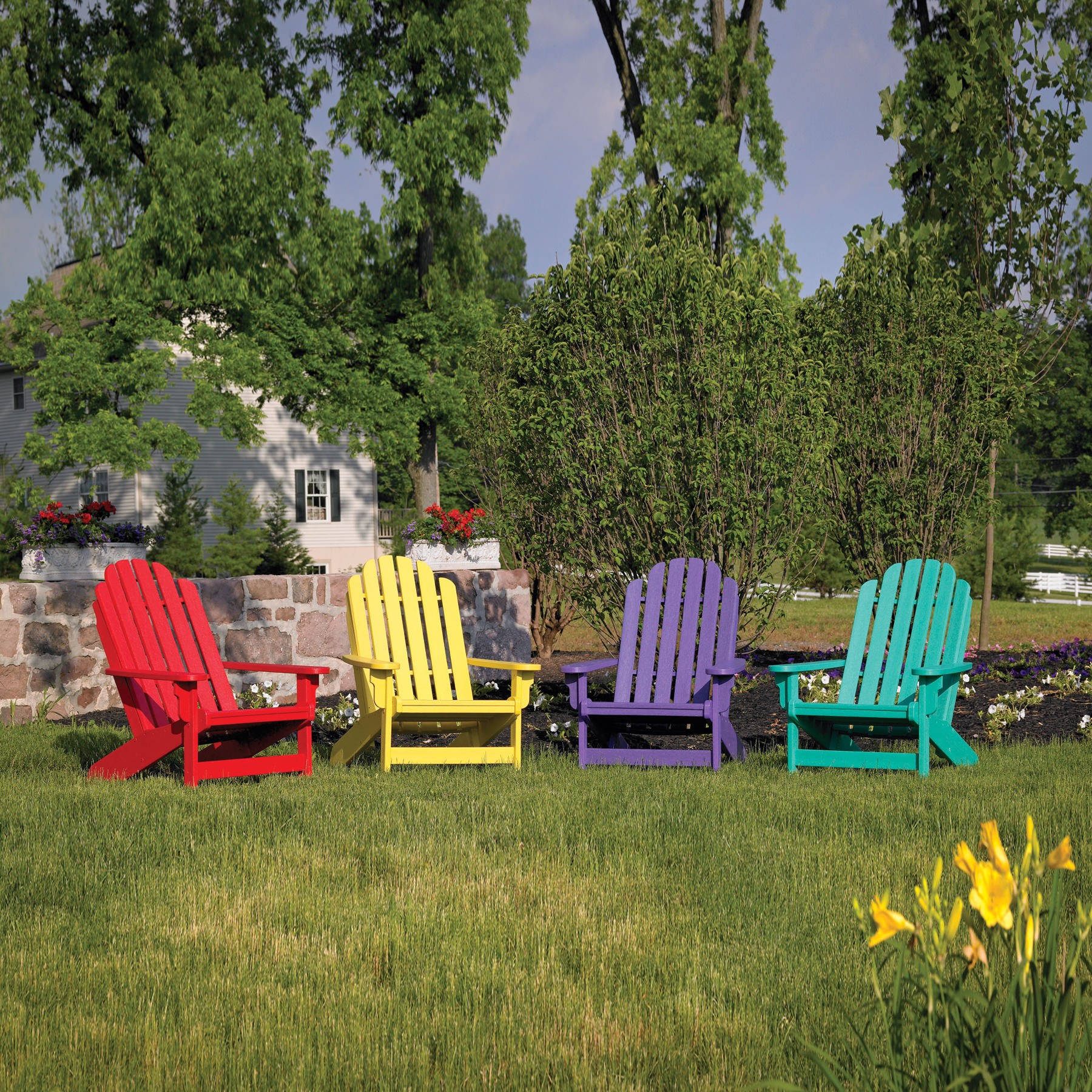 Polywood Breezesta Adirondack Chairs