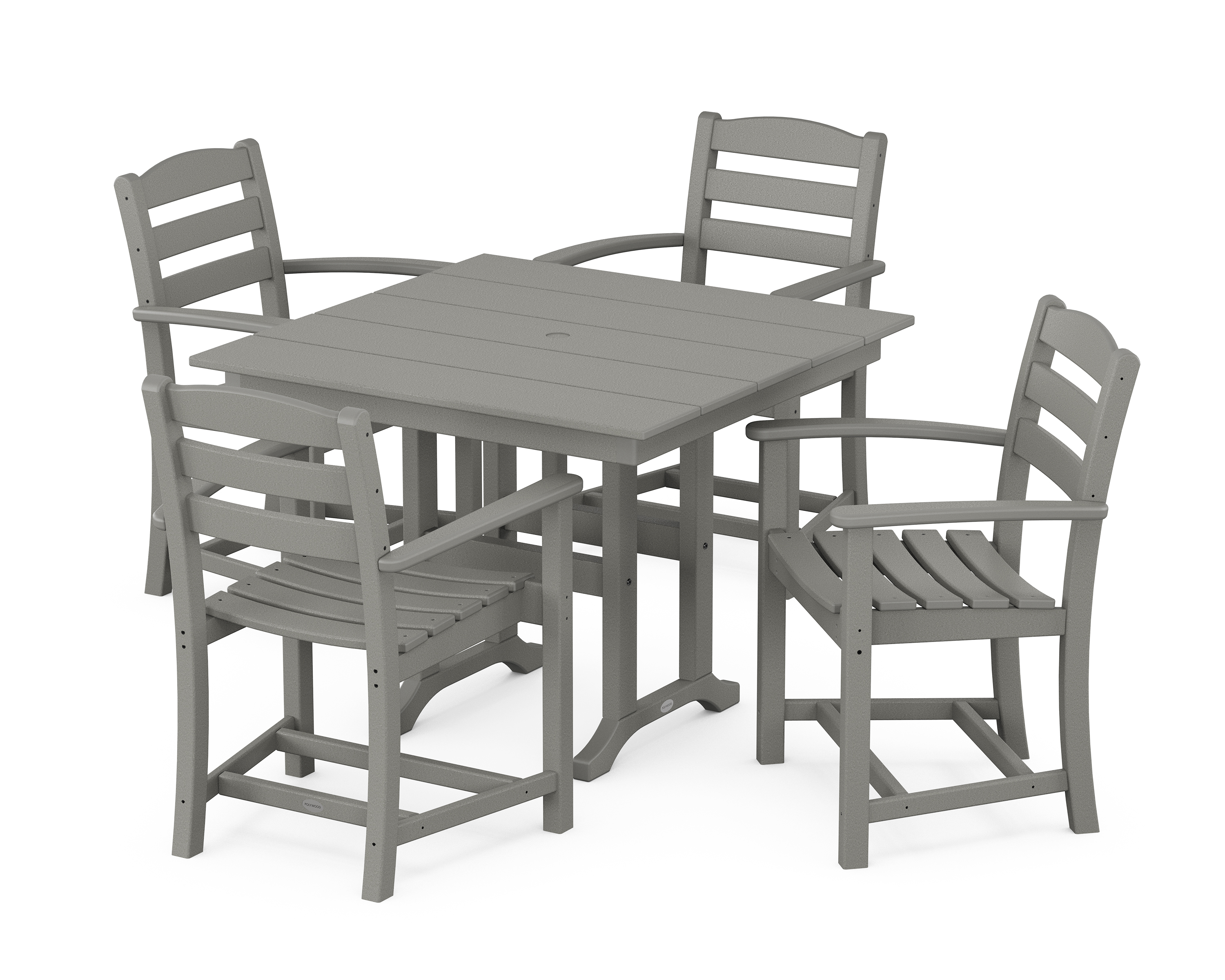 POLYWOOD La Casa Café 5-Piece Farmhouse Dining Set