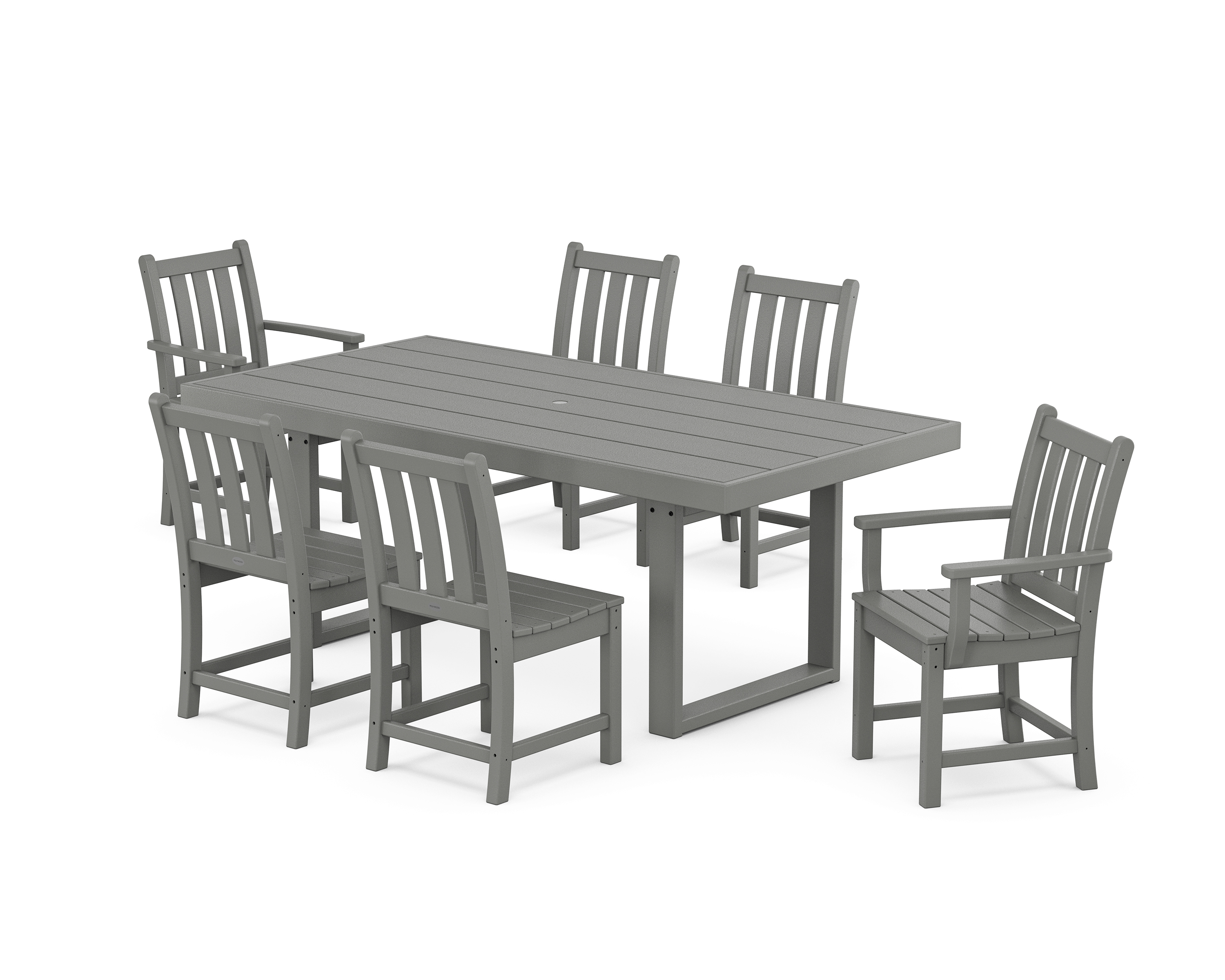 POLYWOOD Traditional Garden 7-Piece Dining Set