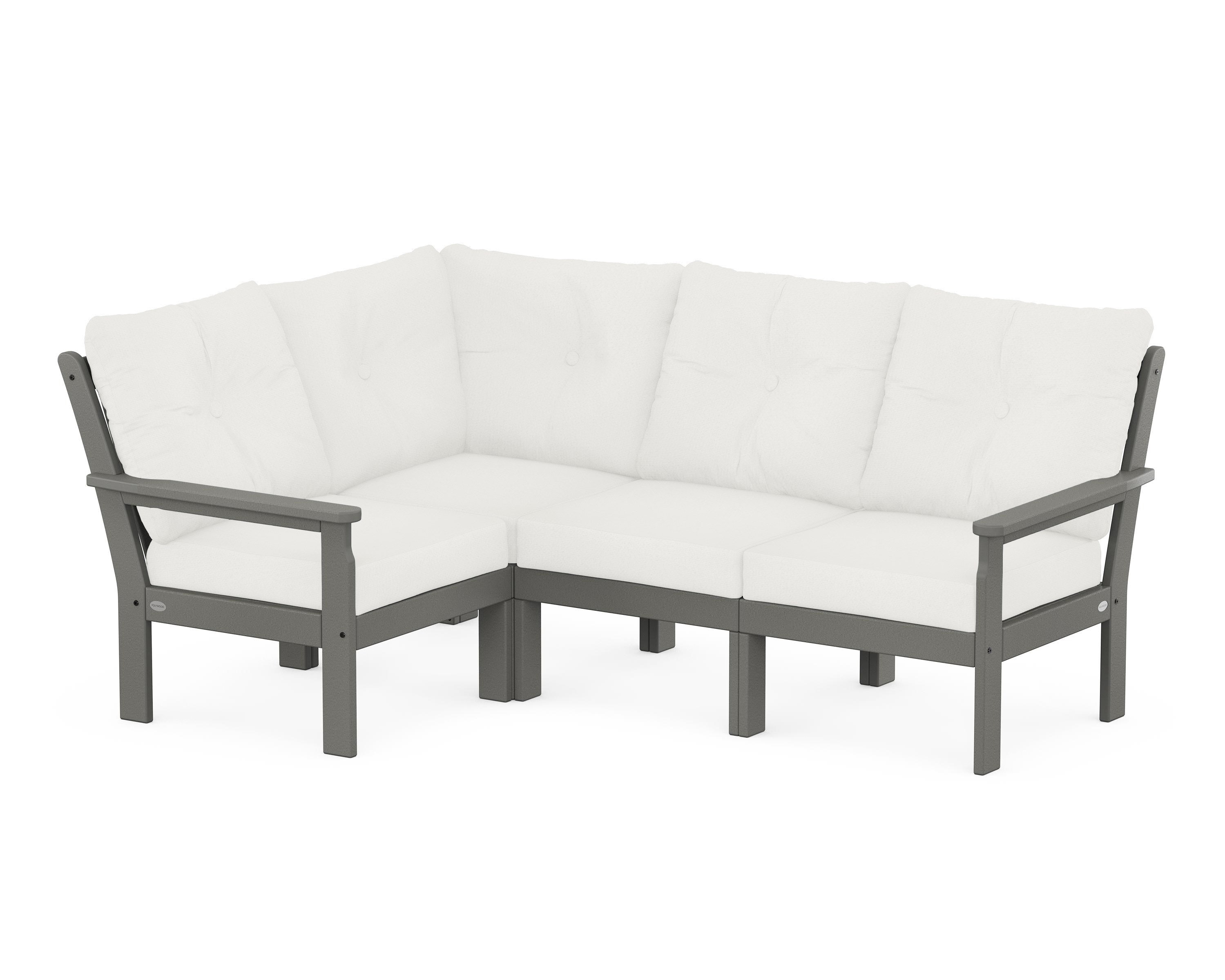 POLYWOOD Vineyard 4-Piece Sectional